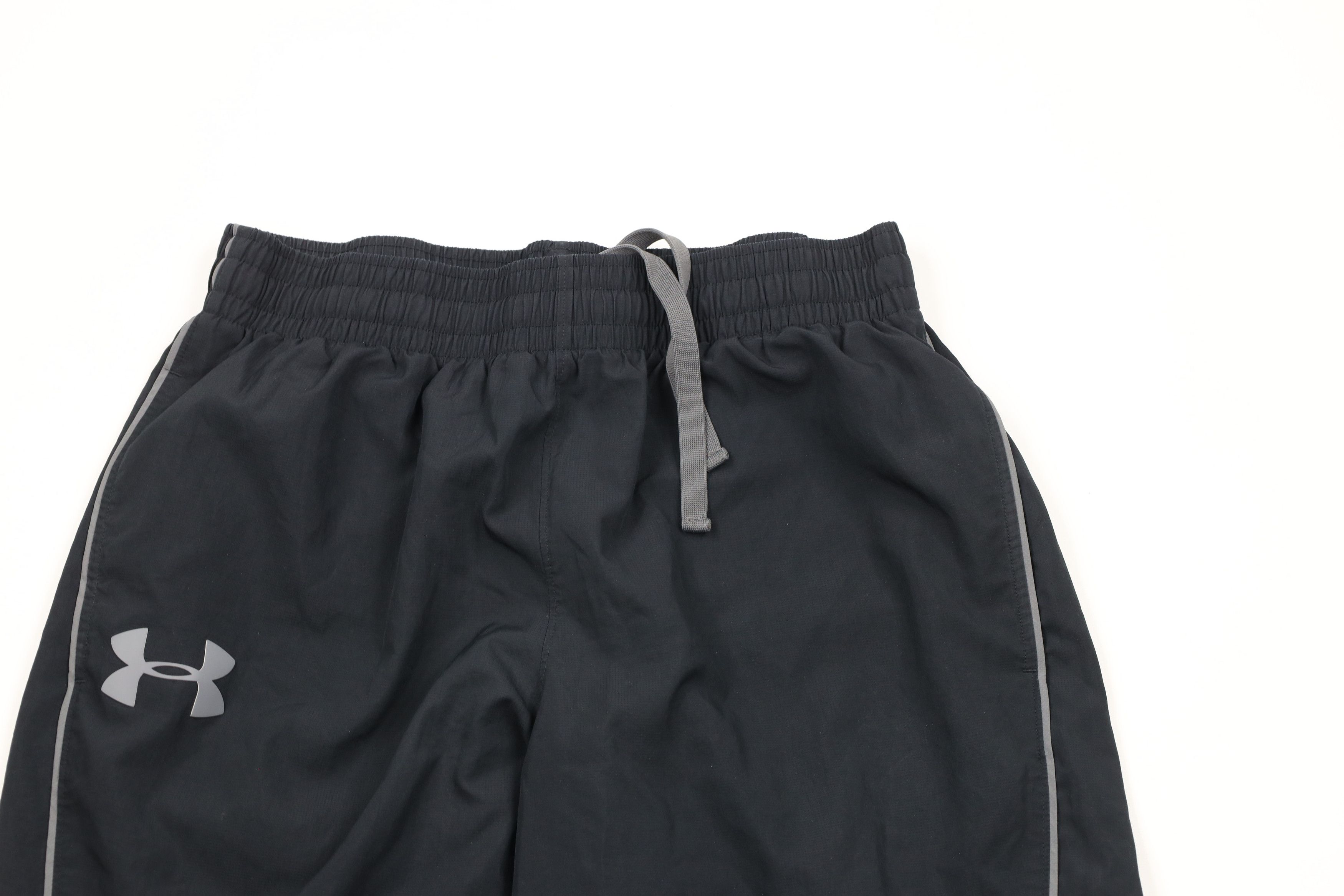 Under Armour × Vintage Under Armour Out Lined Wide Leg Training Gym Pants Black Size US 36 / EU 52 - 2 Thumbnail