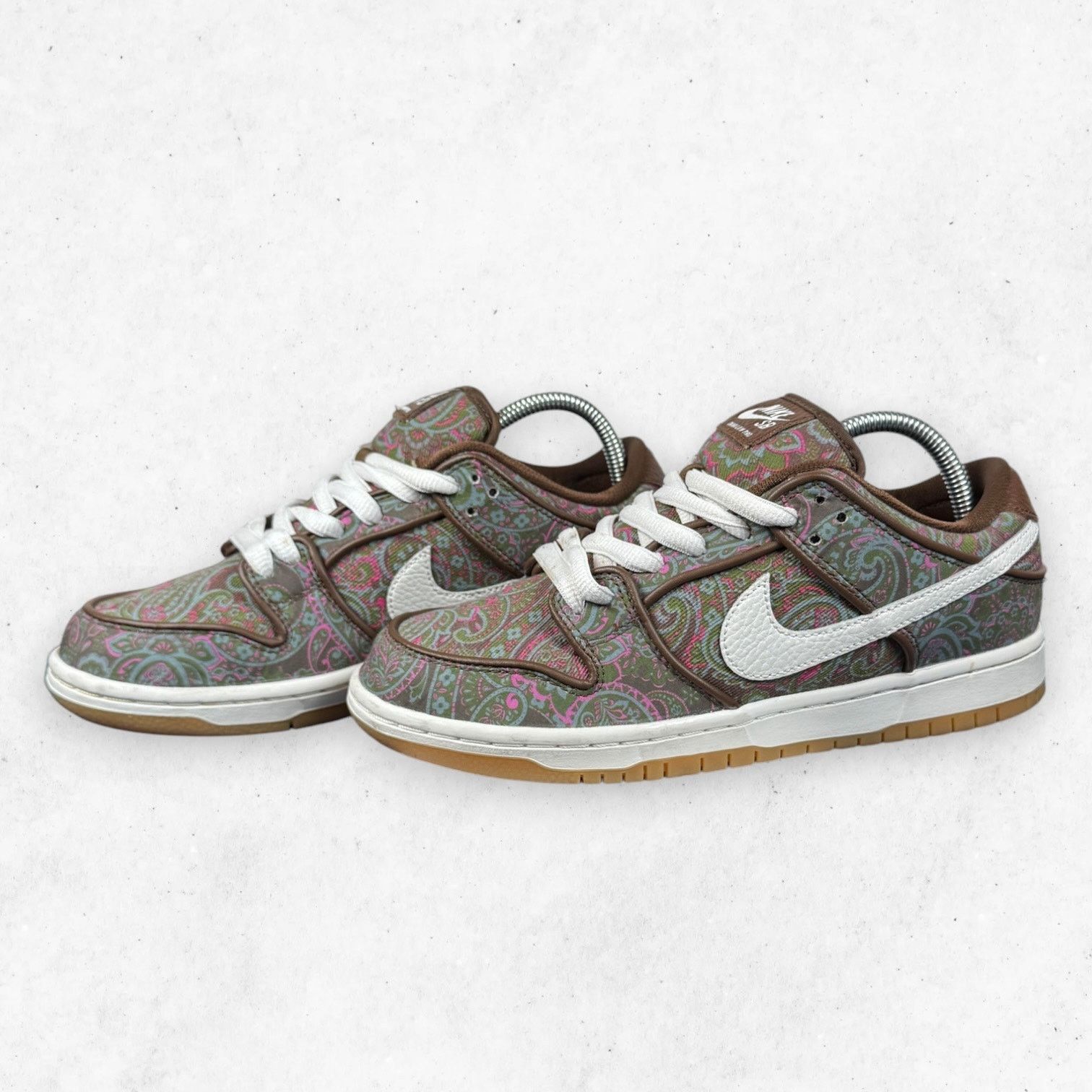 Nike Nike SB Dunk Low Pro Paisley Brown Pink Mens 7 DH7534-200 Size US 7 / EU 40 - 5 Thumbnail