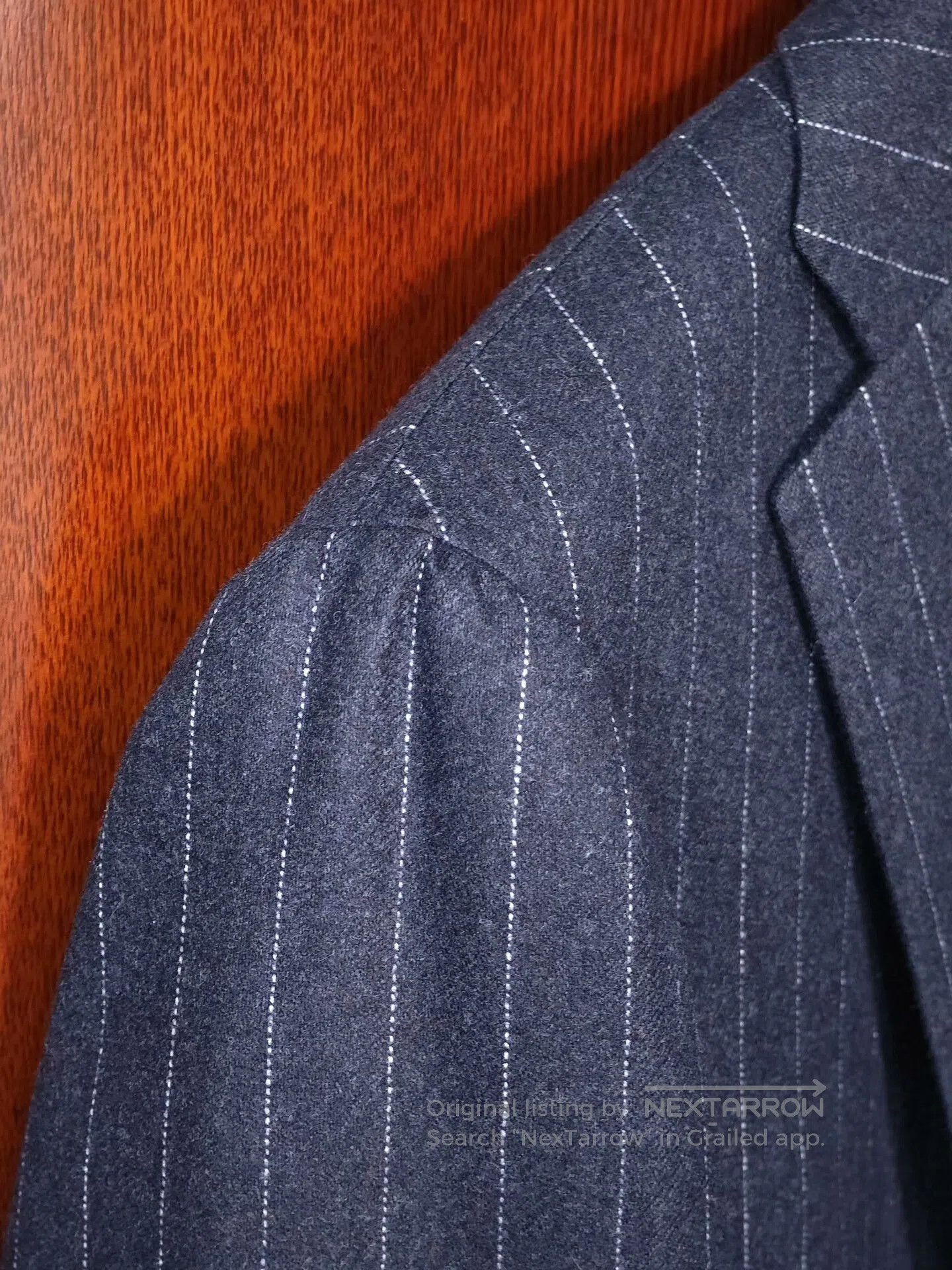 Ring Jacket Italian VBC Wool Blazer with Stripes. Size US M / EU 48-50 / 2 - 3 Thumbnail