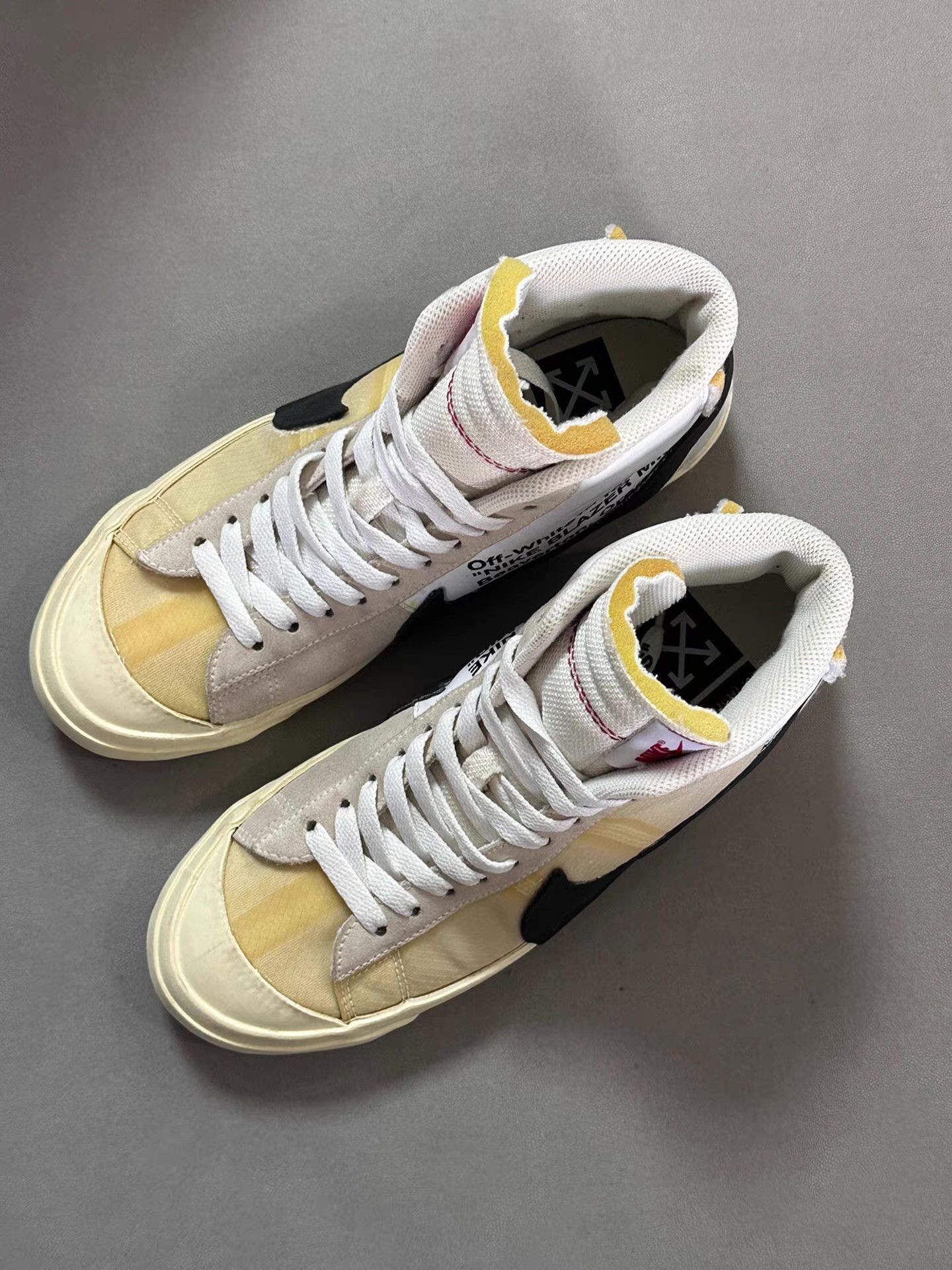 Nike Off-White x Blazer Mid OG Ｑ20 Size US 7 / EU 40 - 3 Thumbnail