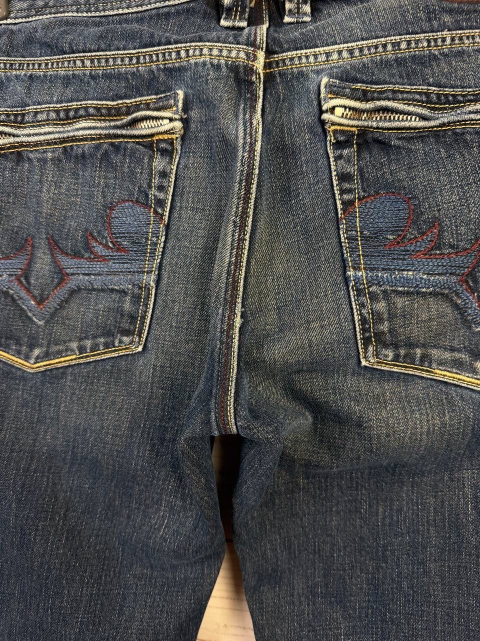Diesel 🔥Vintage Diesel Jeans Faded Washed Avant Garde Flared Baggy🔥 Size US 34 / EU 50 - 14 Thumbnail