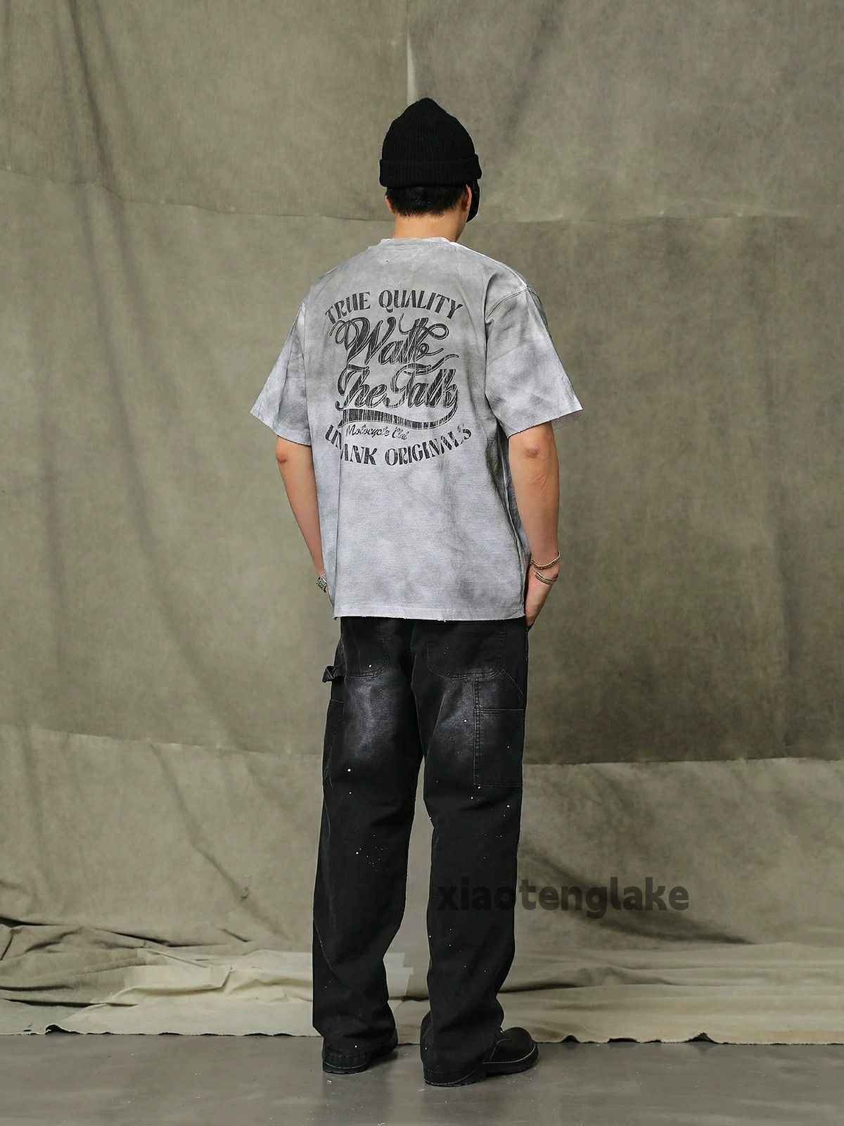 Jean × Vintage washed faded loose baggy carpenter paint cargo pants Size US 32 / EU 48 - 9 Thumbnail