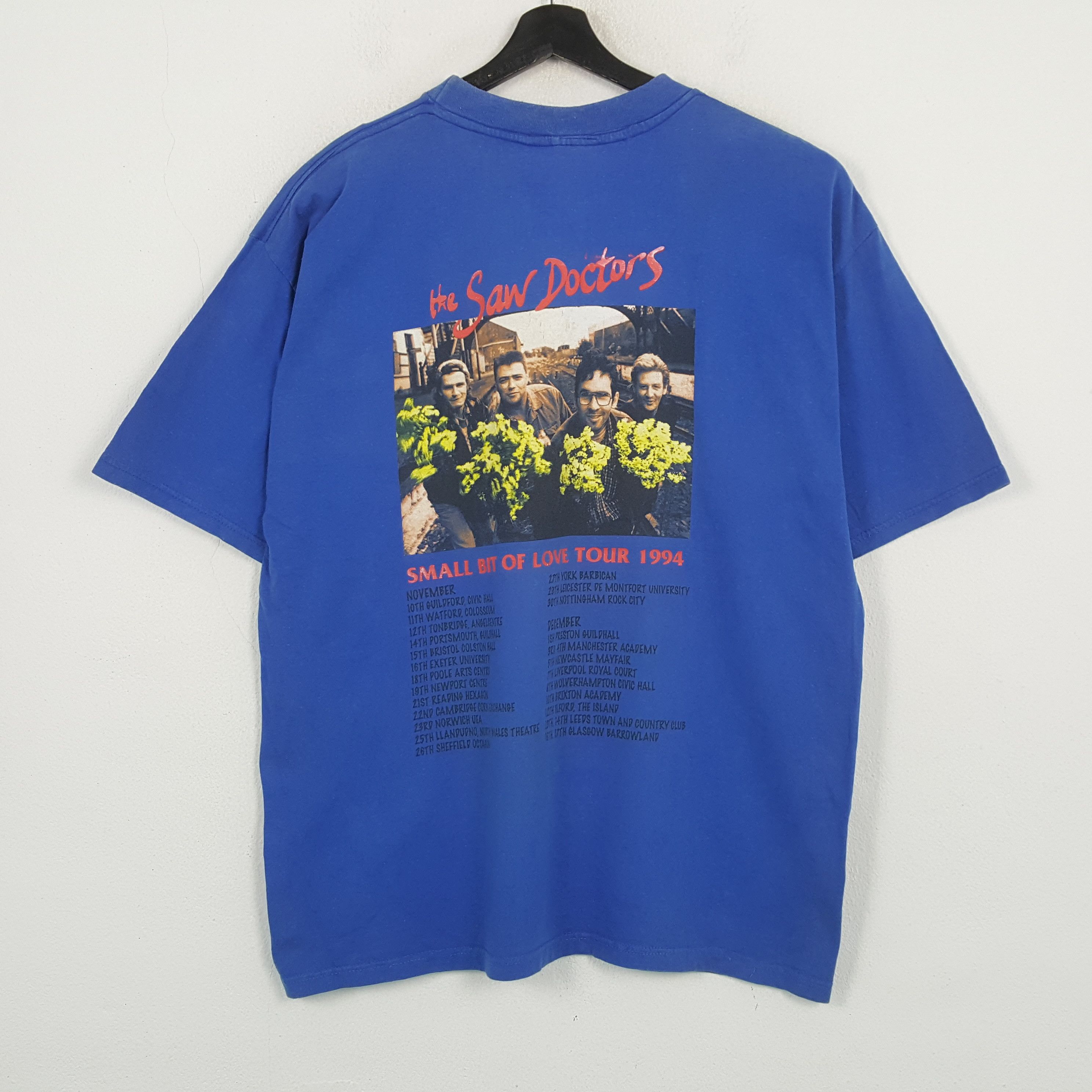 Band Tees The Saw Doctors Band Vintage Tshirt RR14 Size US XL / EU 56 / 4 - 3 Thumbnail
