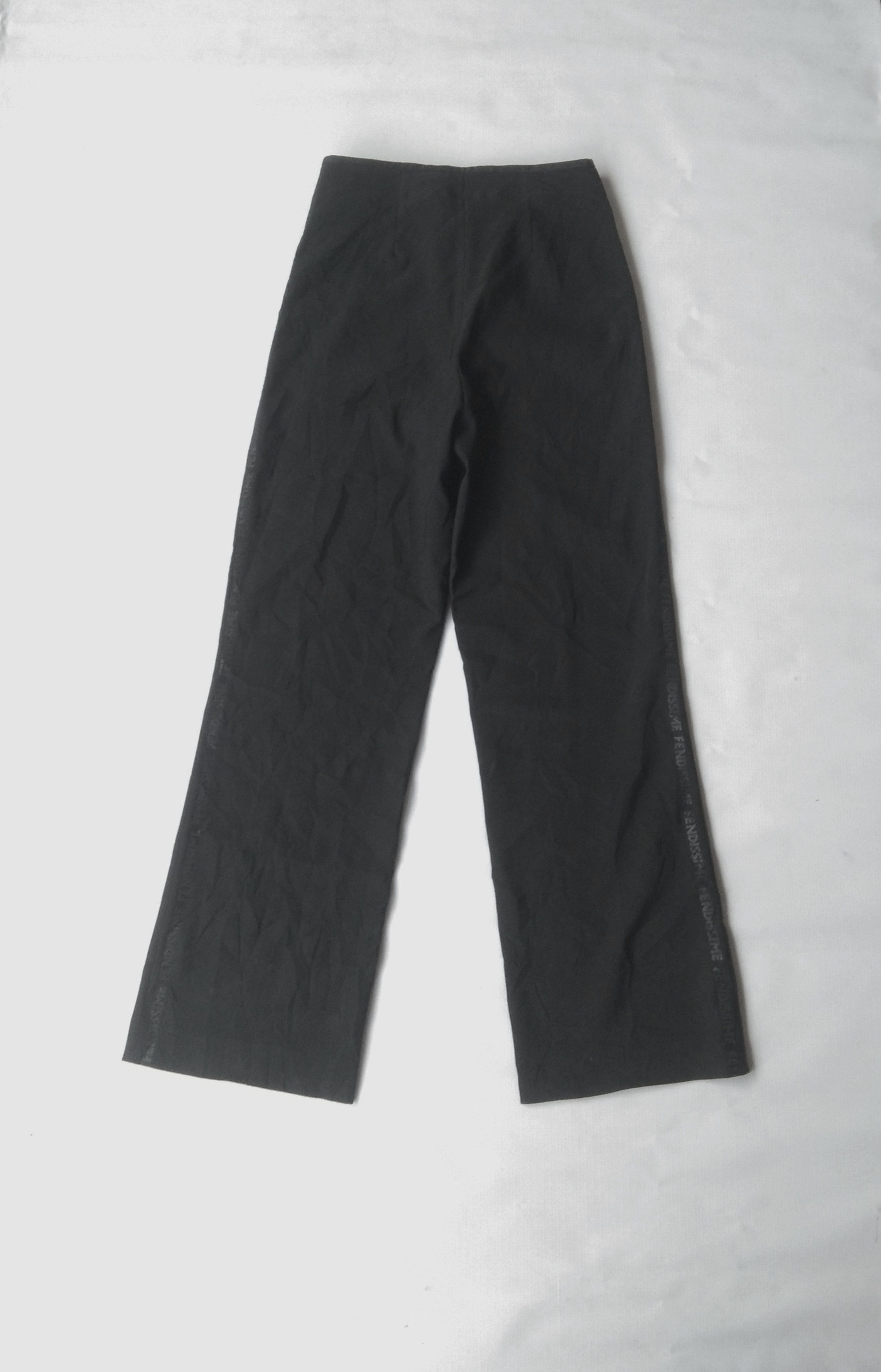 Fendi Fendi Fendissime with side line logo wide pants Size 28" / US 6 / IT 42 - 10 Thumbnail