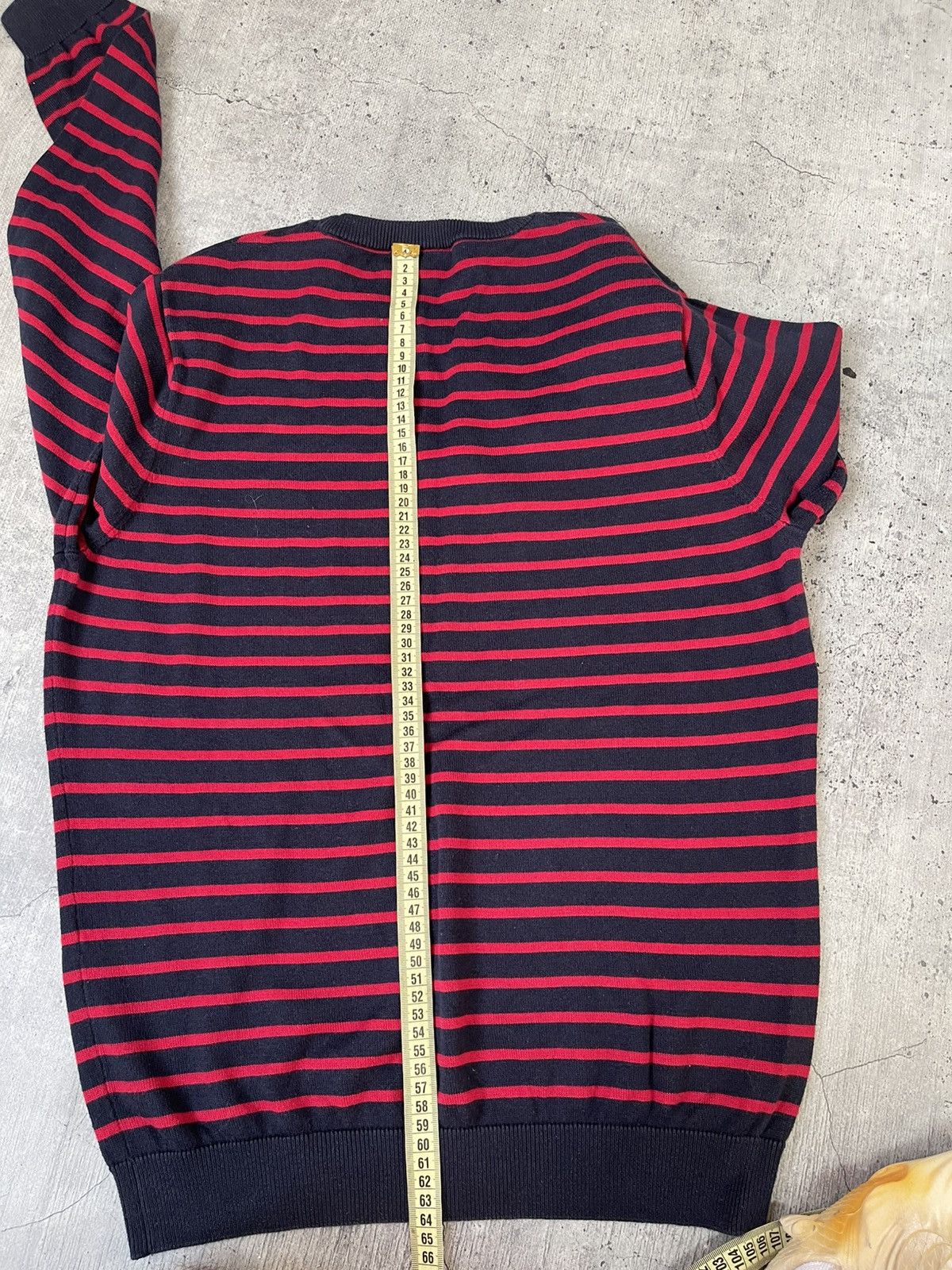 Lacoste Vintage 90s La Chemise Lacoste Sweatshirt Stripe Big Logo Size US M / EU 48-50 / 2 - 5 Thumbnail
