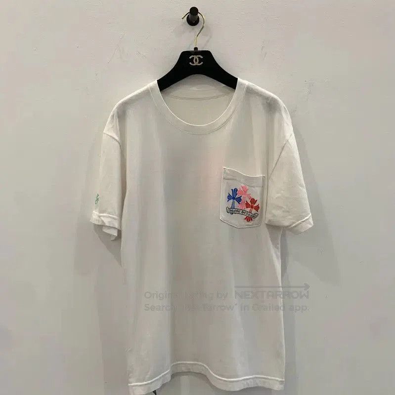 Chrome Hearts Chrome Hearts White Cotton Graphic T-Shirt . Size M / US 6-8 / IT 42-44 - 3 Thumbnail