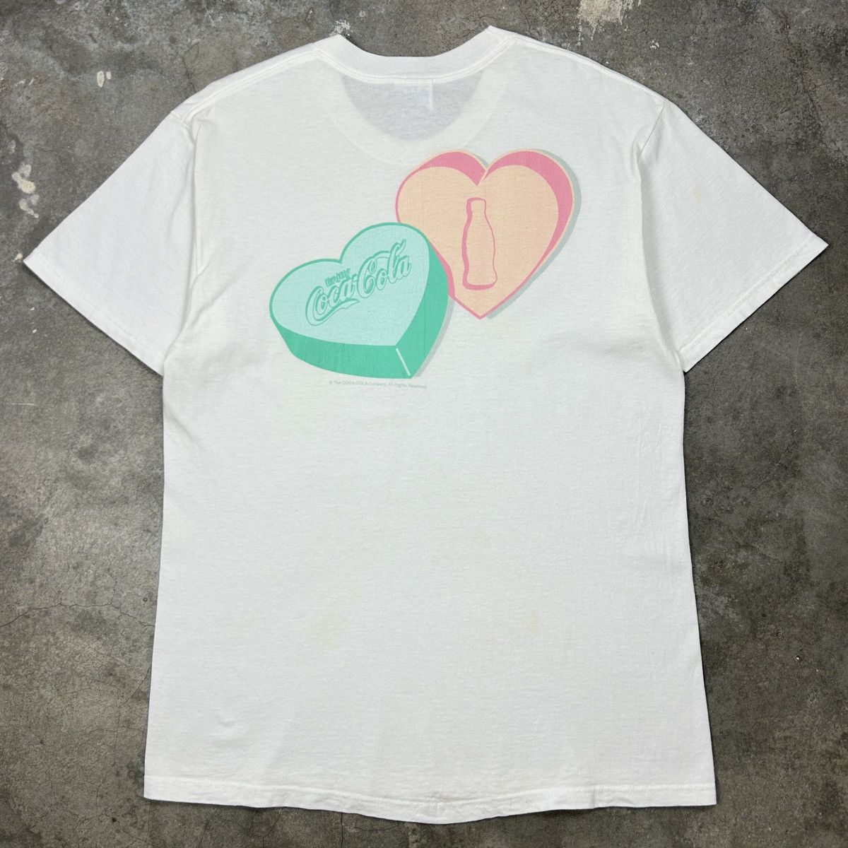 Coca Cola × Vintage 1990s Coca-cola T-Shirt Size US L / EU 52-54 / 3 - 1 Thumbnail