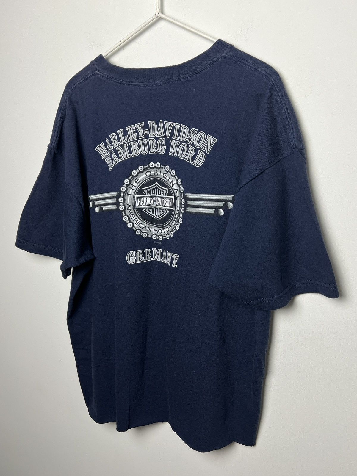 Harley Davidson AVOID CIVILIZATION harley davidson y2k crop oversized shirt Size US L / EU 52-54 / 3 - 8 Thumbnail