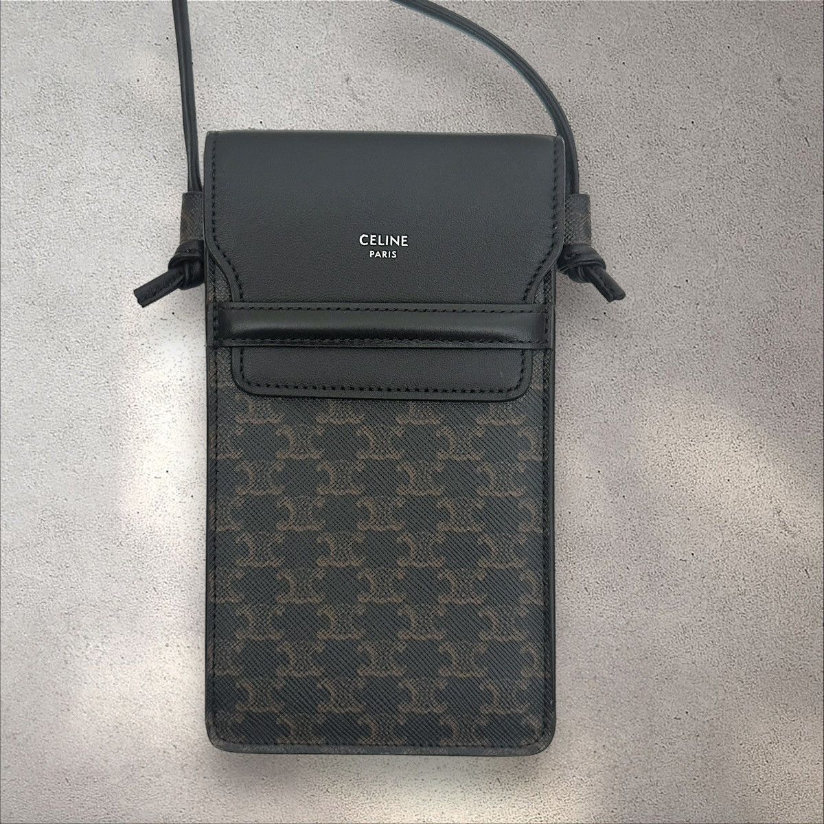 Celine Celine Homme Triomphe Phone Bag Size ONE SIZE - 3 Thumbnail