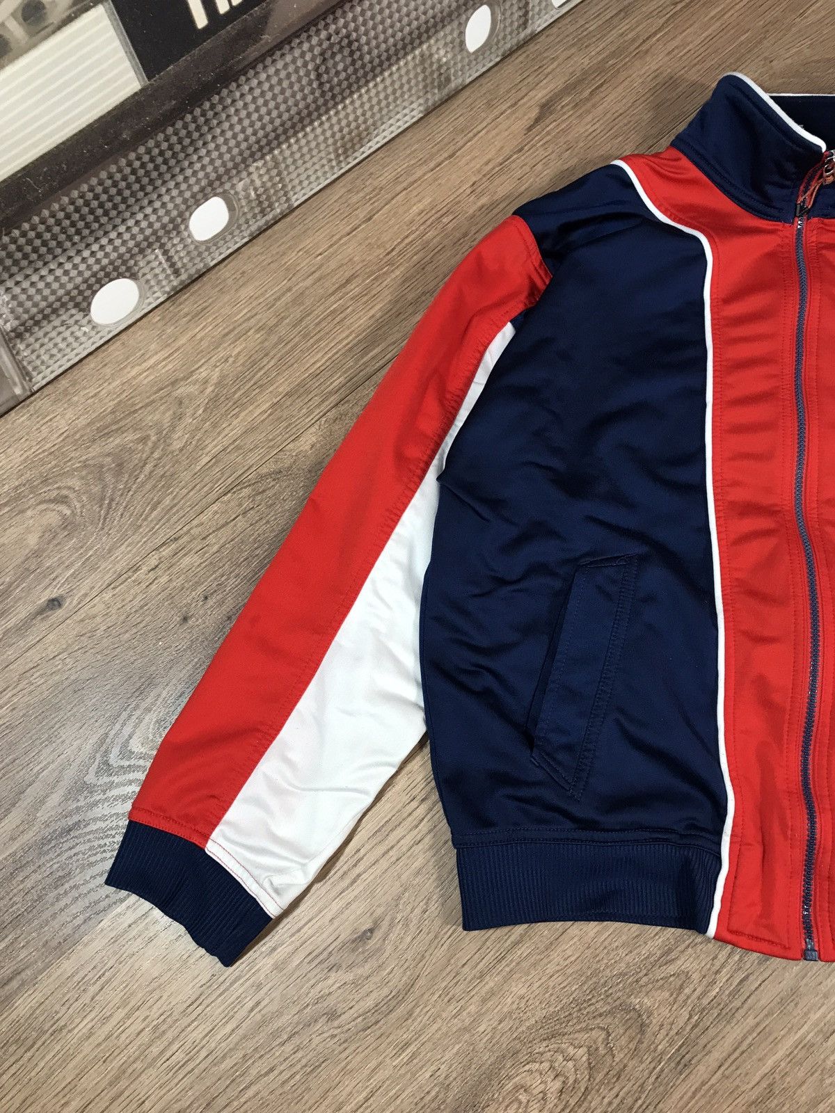 Vintage Vintage 90s Big Logo Track Jacket Rare Size US M / EU 48-50 / 2 - 2 Thumbnail