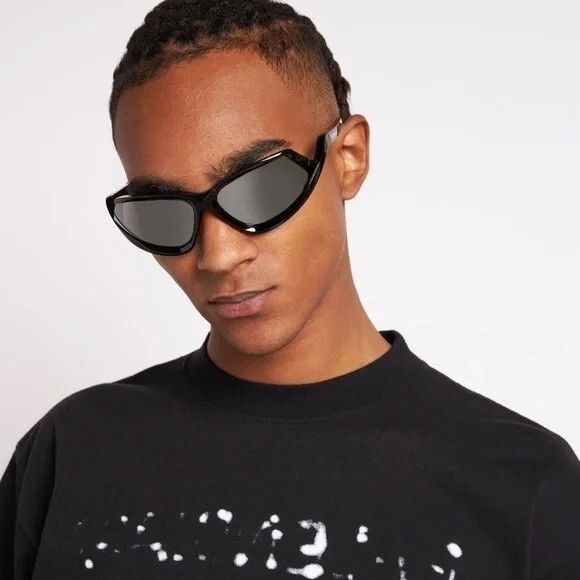 Balenciaga NEW BALENCIAGA BB0289S 001 SUNGLASSES BLACK GEOMETRIC UNISEX Size ONE SIZE - 1 Thumbnail