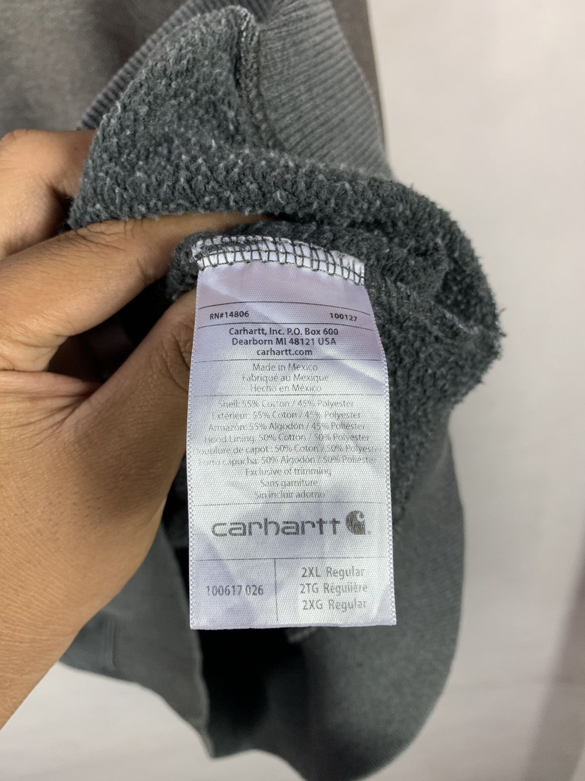 Carhartt Offer! Carhartt Half Zipper Rain Defender Hoodie Sweater Size US XXL / EU 58 / 5 - 14 Thumbnail