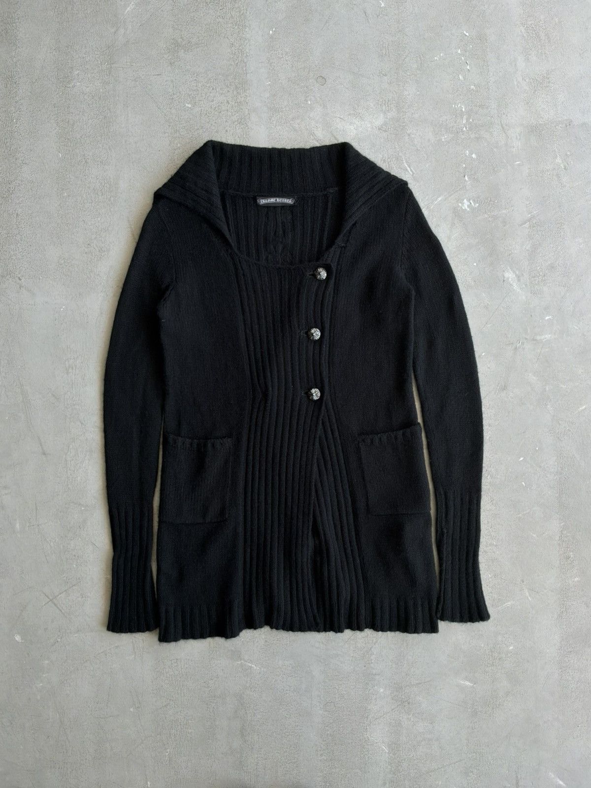 Chrome Hearts 1/1 VIP SPECIAL ORDER CROSS PATCHES CASHMERE CARDIGAN COAT Size US S / EU 44-46 / 1 - 2 Thumbnail