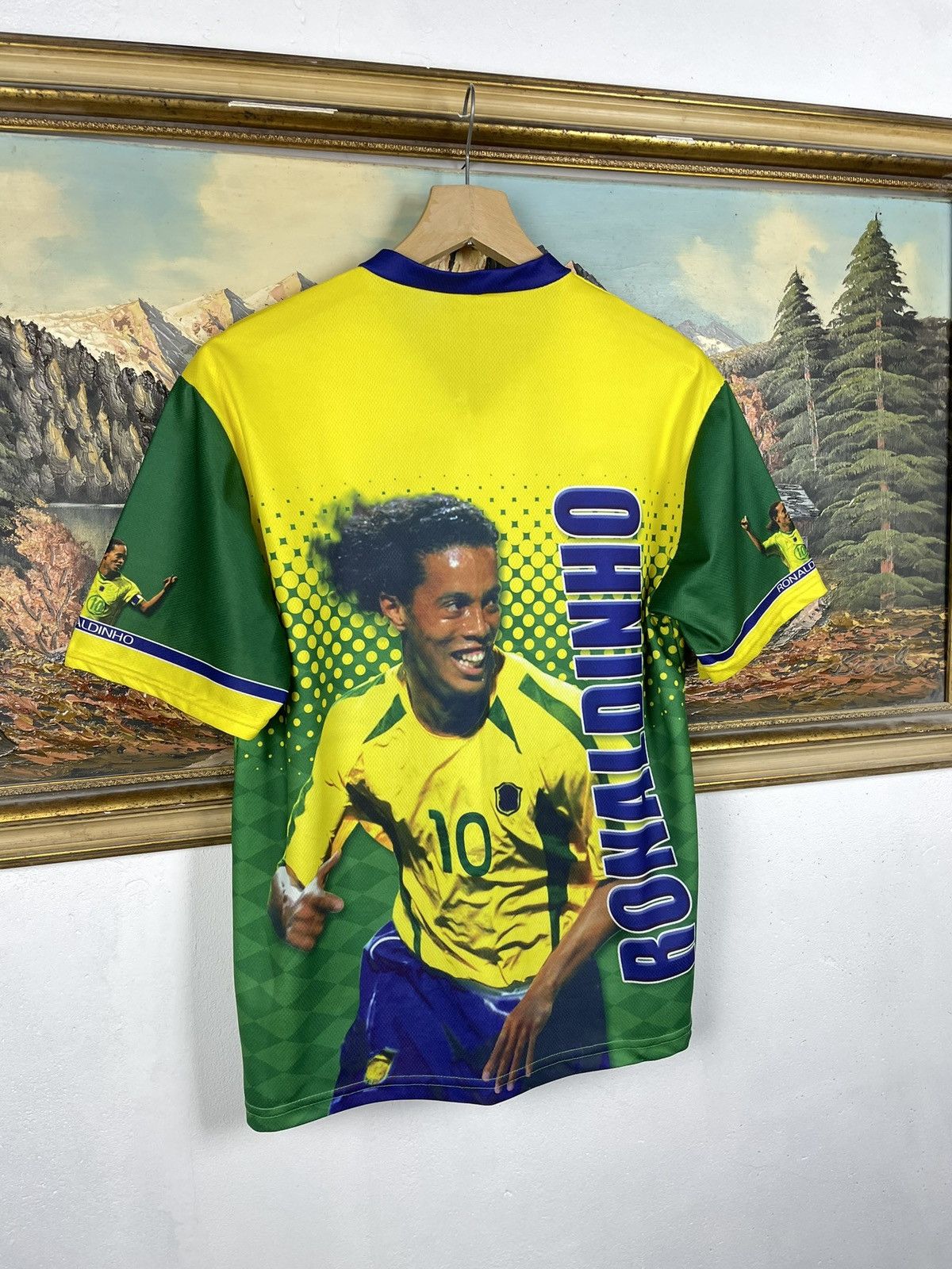 Vintage Ronaldinho Vintage Y2k Brazil T-shirt Tee Soccer Football Size US M / EU 48-50 / 2 - 6 Thumbnail
