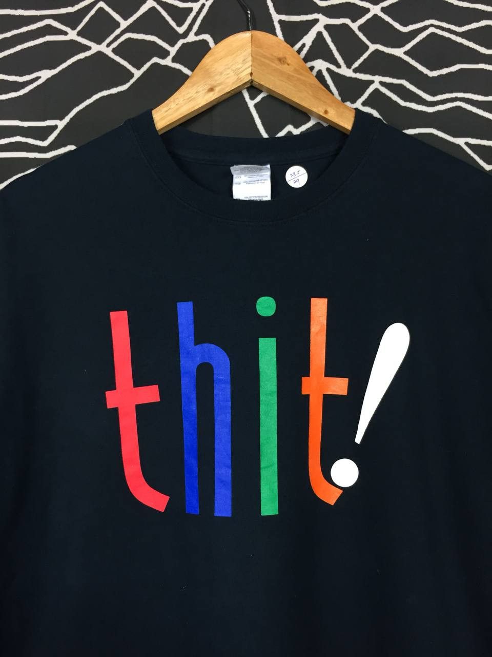 Vintage Vtg thit! Community Pop Culture Logo Graphic Tee Size US XL / EU 56 / 4 - 3 Thumbnail