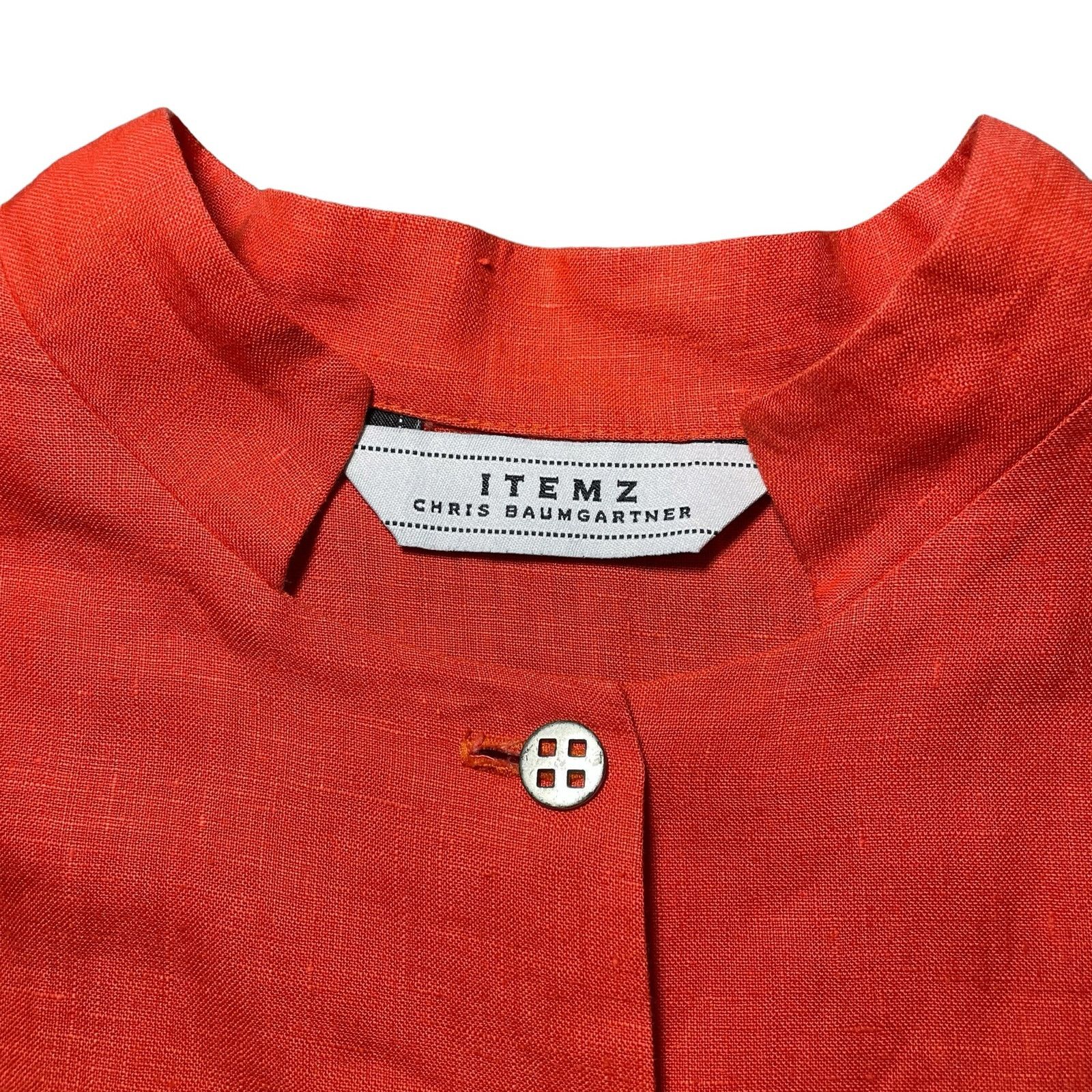 Other ITEMZ Chris Baumgartner Button Up Top Linen Boho One Size Size ONE SIZE - 3 Thumbnail