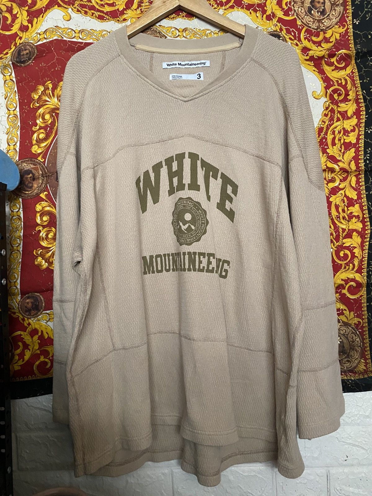 White Mountaineering White Mountaineering SS23 dray thermal Hockey t-shirt Size US L / EU 52-54 / 3 - 1 Thumbnail