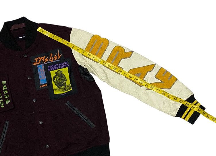 Diesel Diesel 2018AW Varsity Bomber Jacket Size US S / EU 44-46 / 1 - 22 Thumbnail