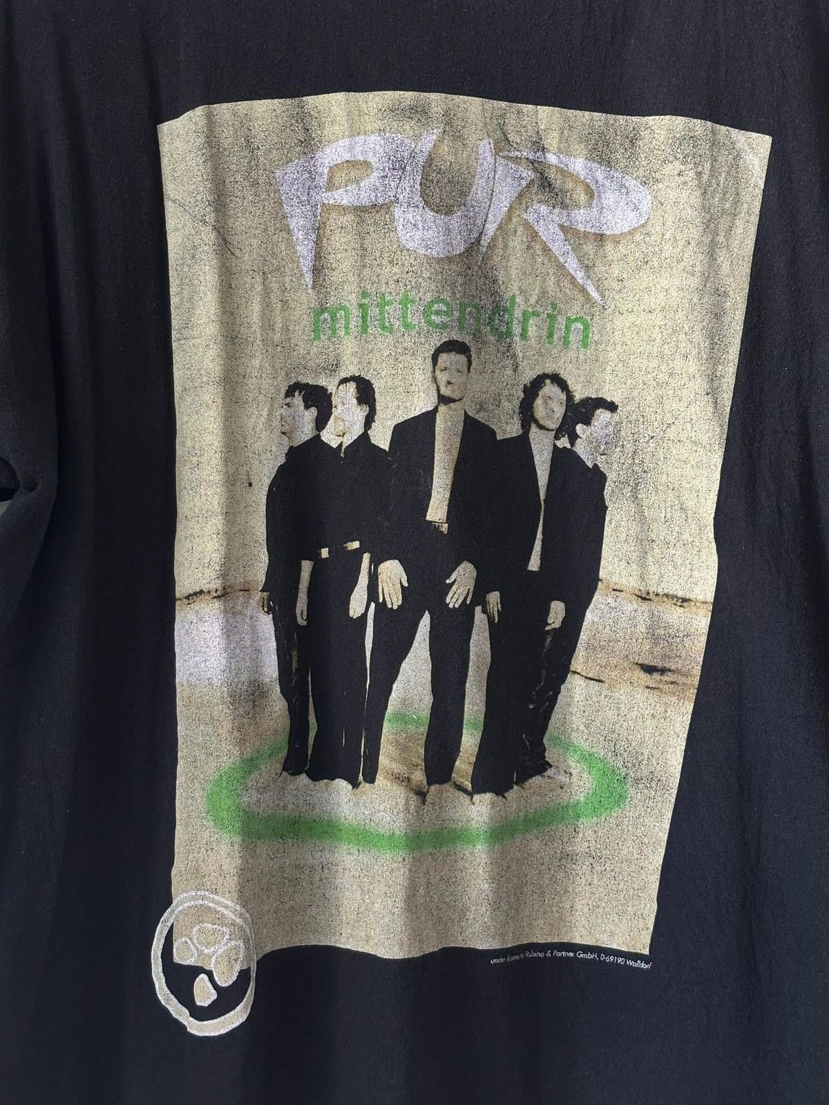 Band Tees × Vintage VTG PUR 90s TOUR EURO 🍀 Size US L / EU 52-54 / 3 - 3 Thumbnail