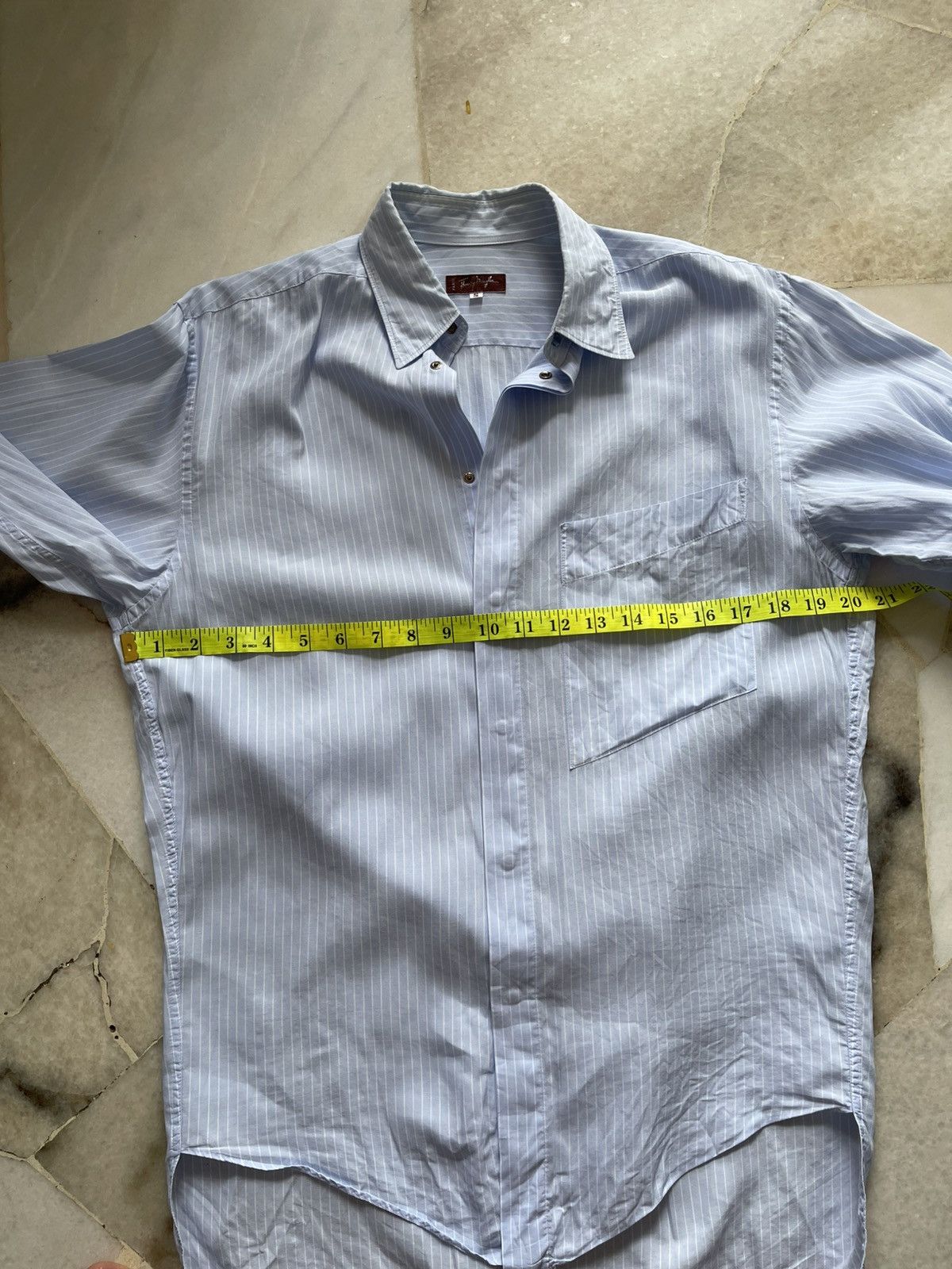 Thierry Mugler 80s Thierry Mugler Paris Stripe Shirt Size US L / EU 52-54 / 3 - 10 Thumbnail