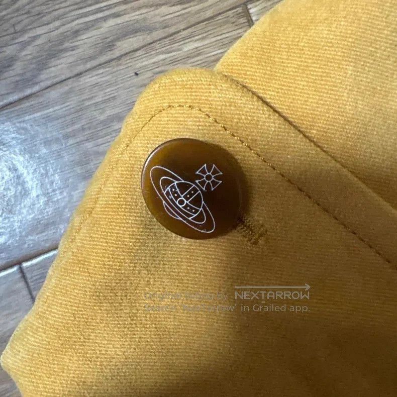 Vivienne Westwood Vivienne Westwood Mustard Yellow Coat with Large Lapels Size L / US 10 / IT 46 - 6 Thumbnail