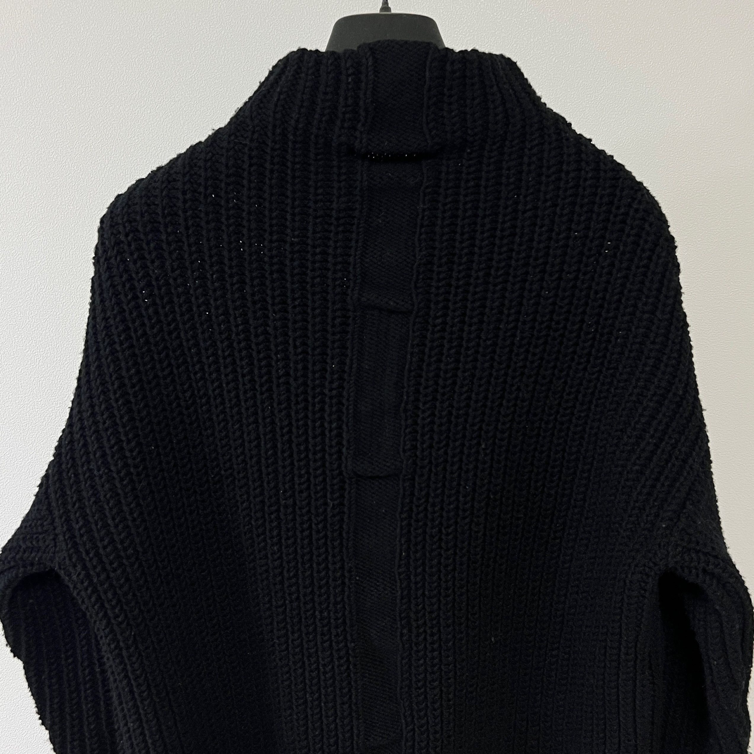 Rick Owens Rick Owens 15FW SPHINX Ribbed Wool Neck Asymmetrical Sweater Size S / US 4 / IT 40 - 5 Thumbnail