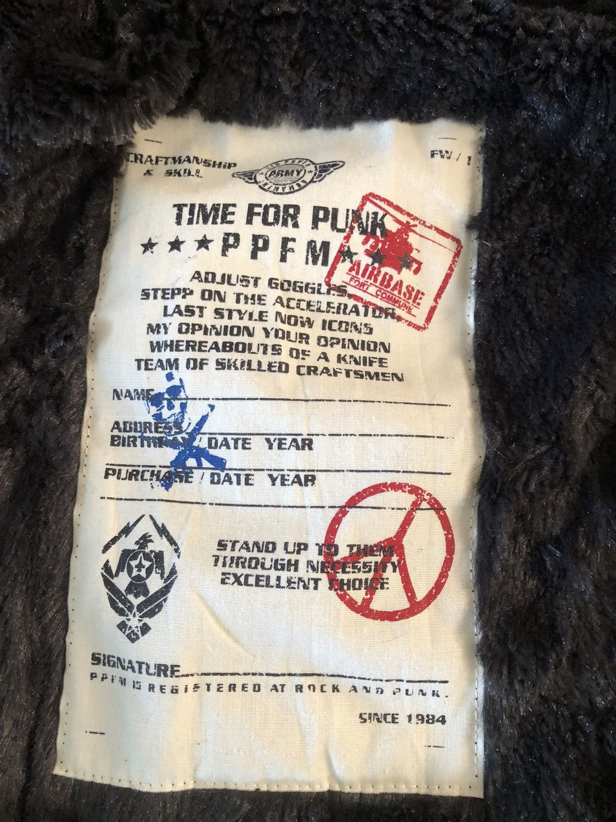 Japanese Brand × PPFM × Vintage PPFM Punk Jacket Fur Hoodie Size US M / EU 48-50 / 2 - 13 Thumbnail