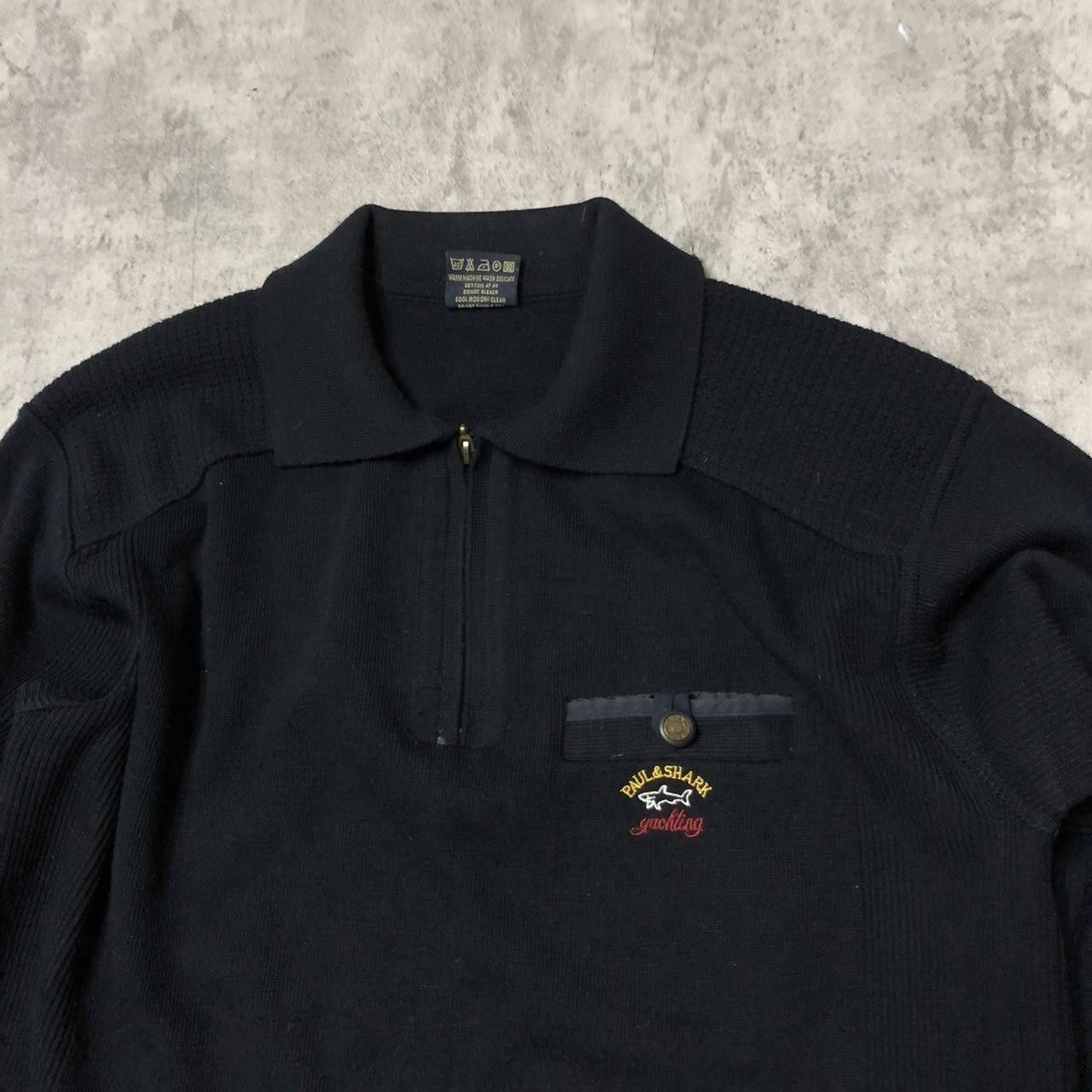Paul & Shark Black Polo Ralph Lauren vintage quarter zip jumper Size US XL / EU 56 / 4 - 2 Thumbnail