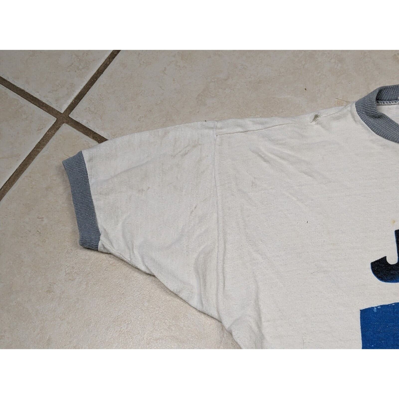 Other Vtg 1970s Jaws Promo Ringer T Shirt Horror Steven Spielberg Size US S / EU 44-46 / 1 - 5 Thumbnail