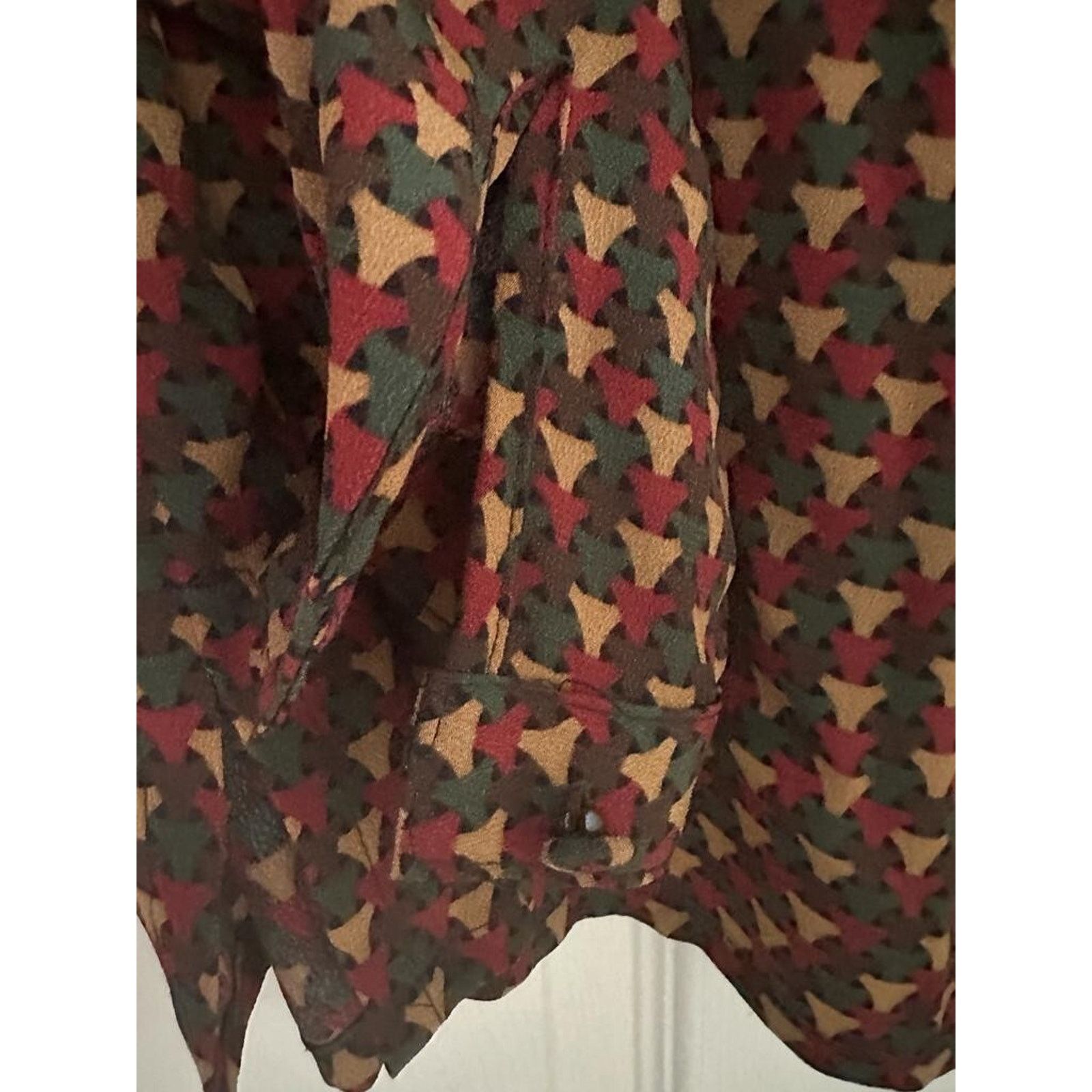 Gianni Valentino Gianni Geometrical Women's 100% RAYON Size 2 Vintage A003306 Size XS / US 0-2 / IT 36-38 - 6 Thumbnail