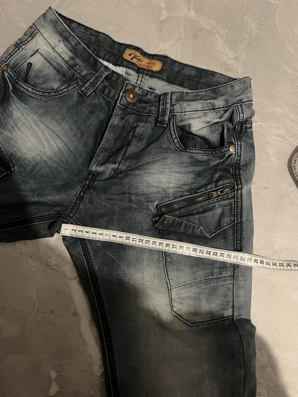 Japanese Brand Japanese Heavily Distressed Slim Sexy Jean Archive 90s Size US 30 / EU 46 - 9 Thumbnail