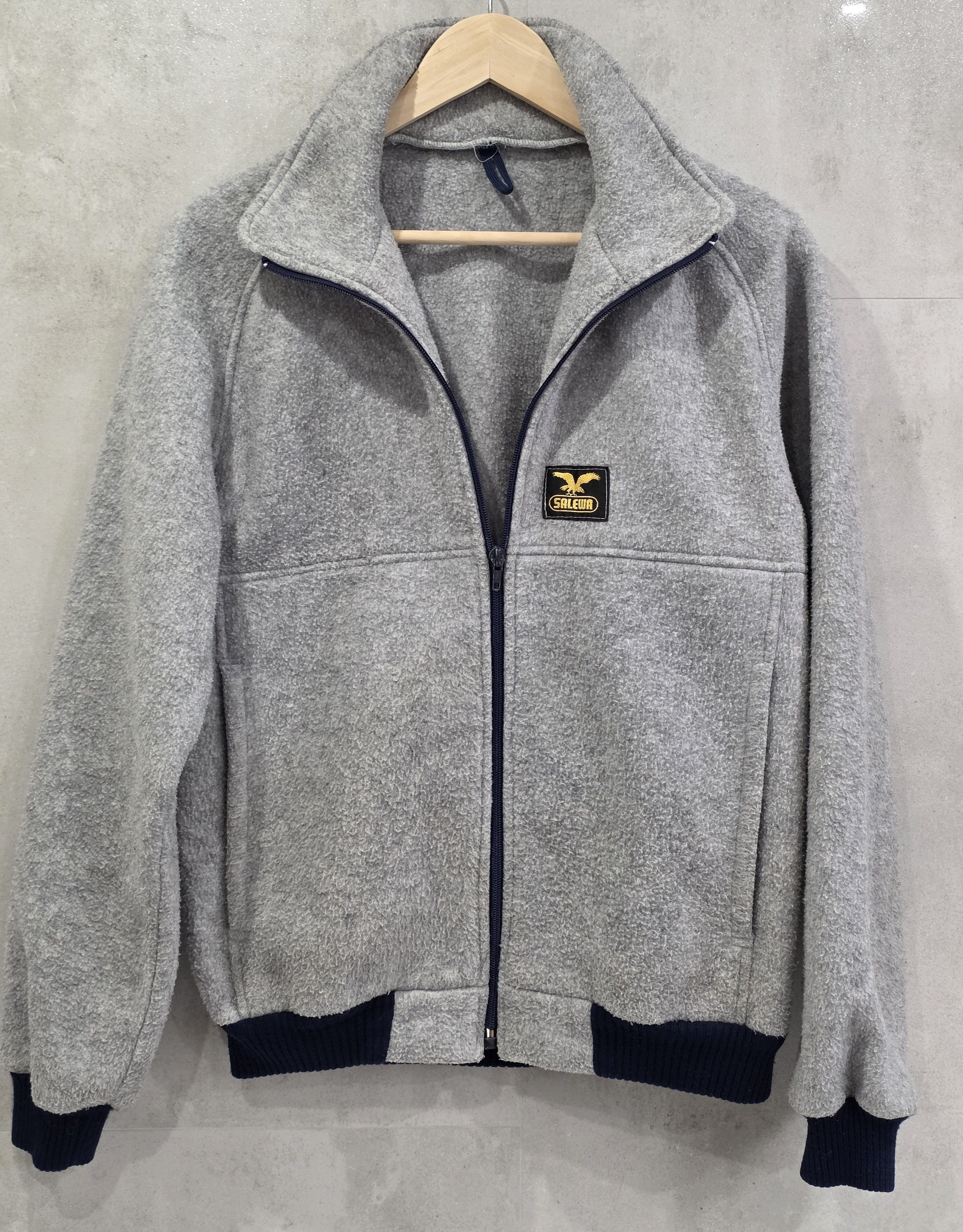 SALEWA Vintage Salewa Fleece Jacket(80s-90s) – Grey – Size S Size US S / EU 44-46 / 1 - 3 Thumbnail