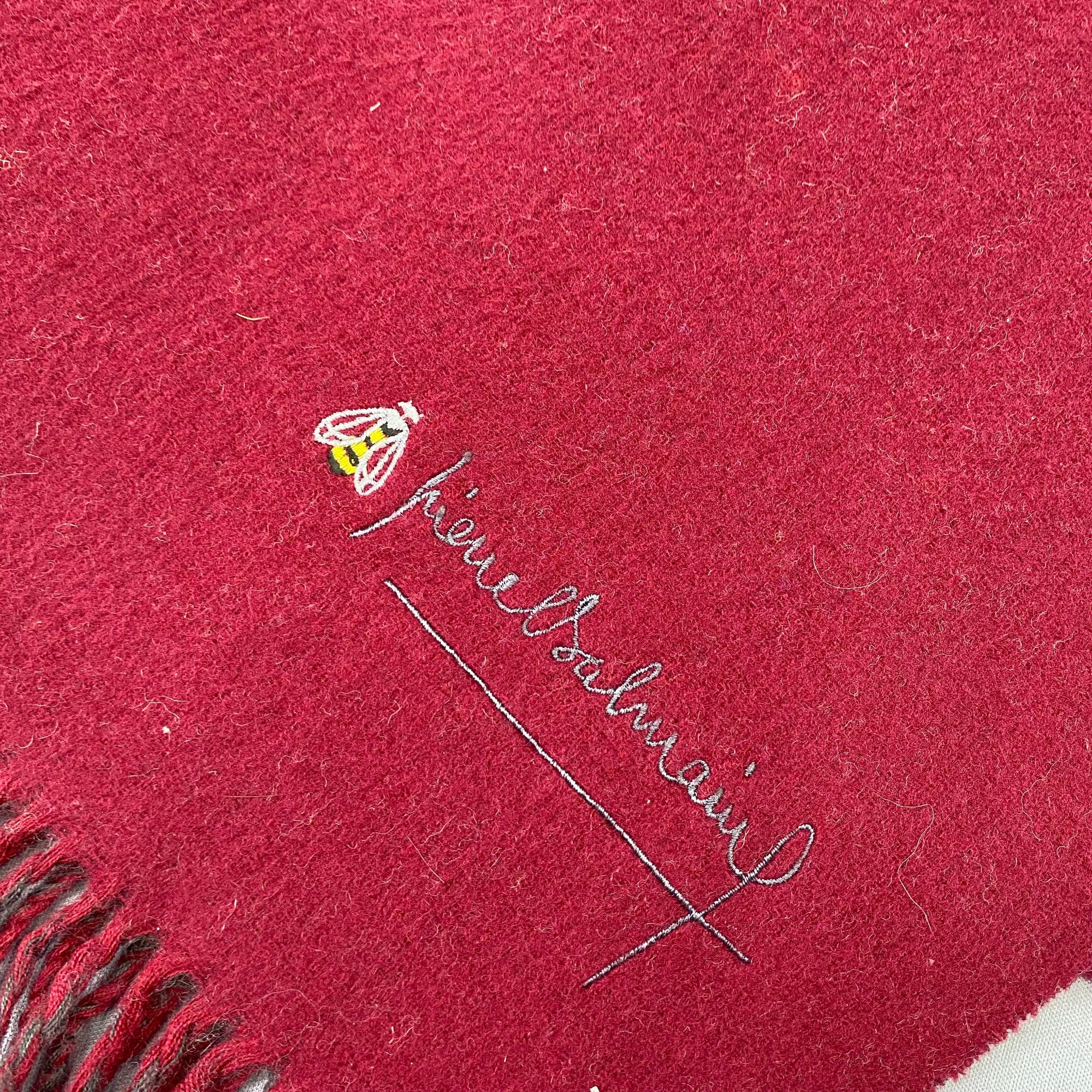 Pierre Balmain Vintage Pierre Balmain Scarf Muffler Wool Fringe Scarves Size ONE SIZE - 4 Thumbnail