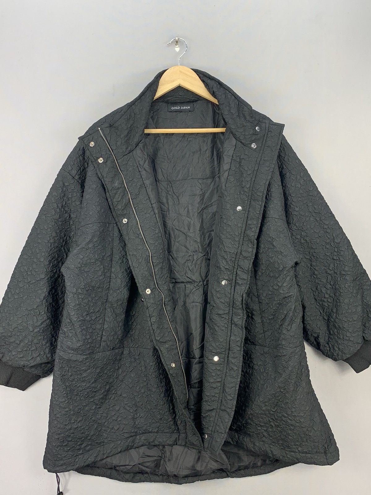 Japanese Brand Gold Japan Yohji Style Oversize Jacket Size US XXL / EU 58 / 5 - 9 Thumbnail