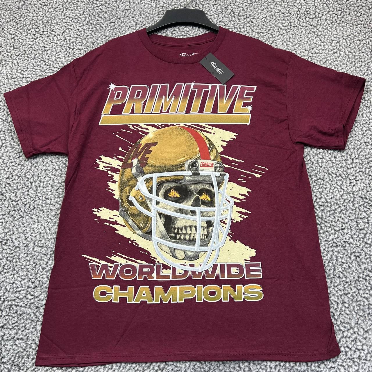 Primitive Primitive Skateboarding Shirt Men Large Red Crew Neck New L Size US L / EU 52-54 / 3 - 1 Thumbnail