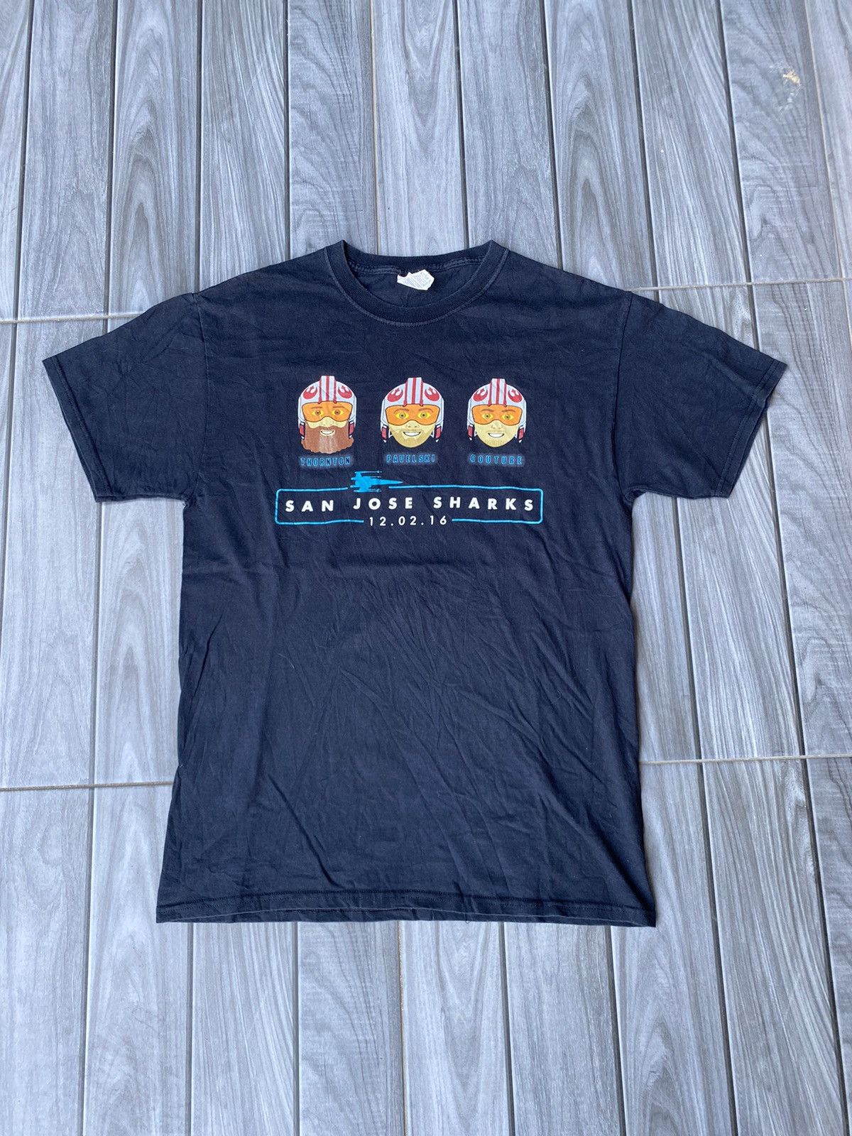 Fruit Of The Loom × Vintage San jose sharks x starwars tee Size US M / EU 48-50 / 2 - 1 Thumbnail