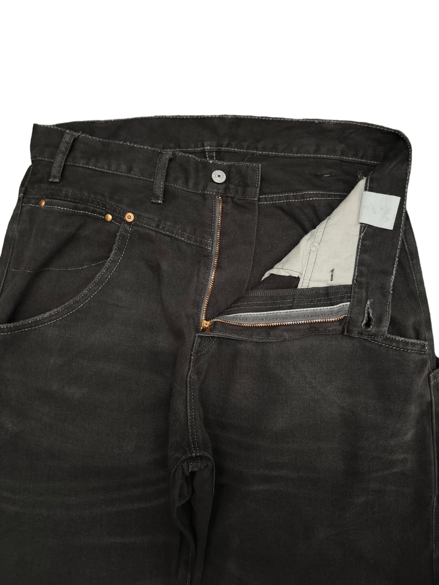 Kapital 1990s Sample Rna Inc Japan Big Back Pocket Baggy Denim Pants Size US 32 / EU 48 - 7 Thumbnail