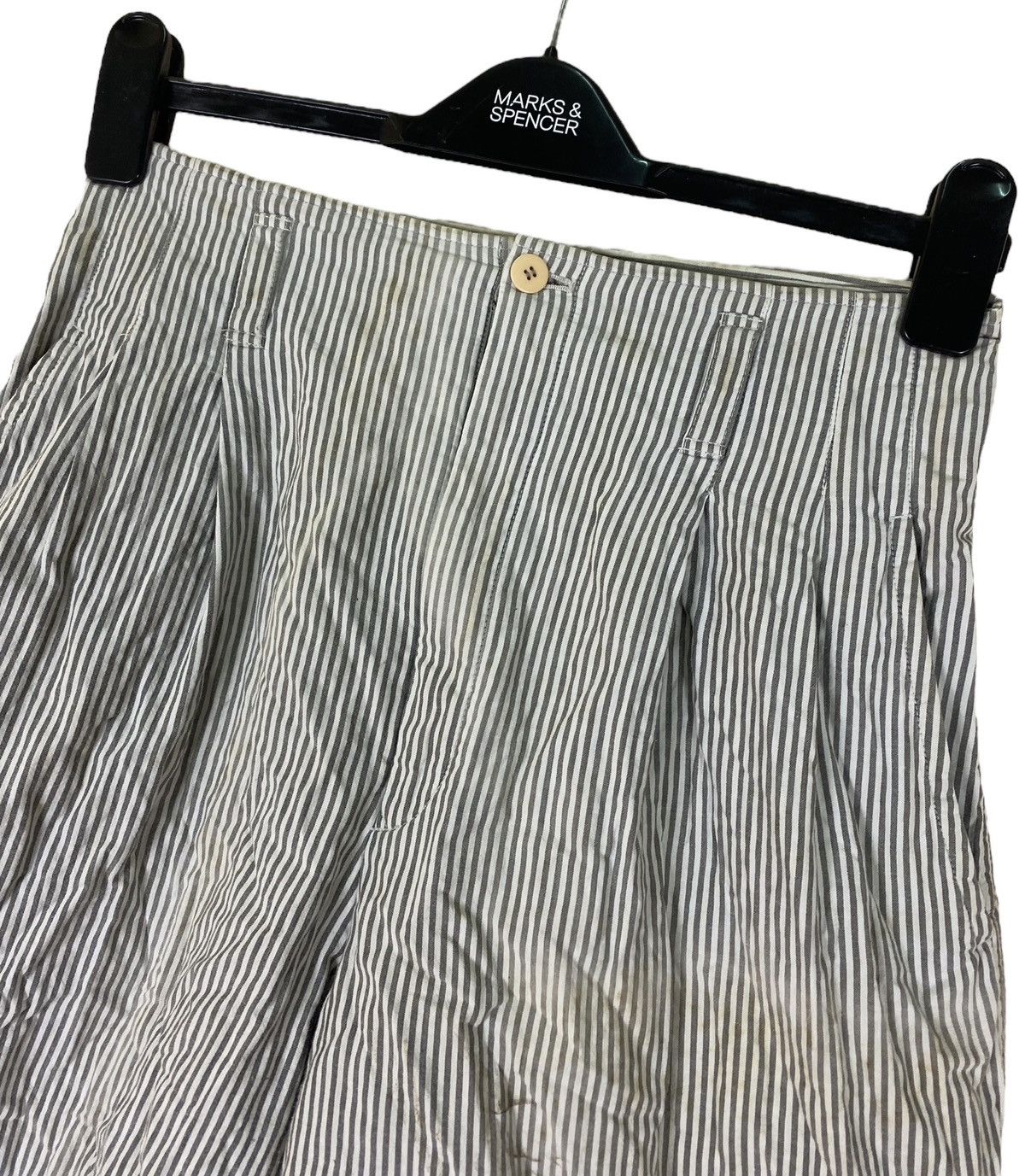Issey Miyake Vintage Issey Miyake Hickory Short Pants Size US 27 - 3 Thumbnail