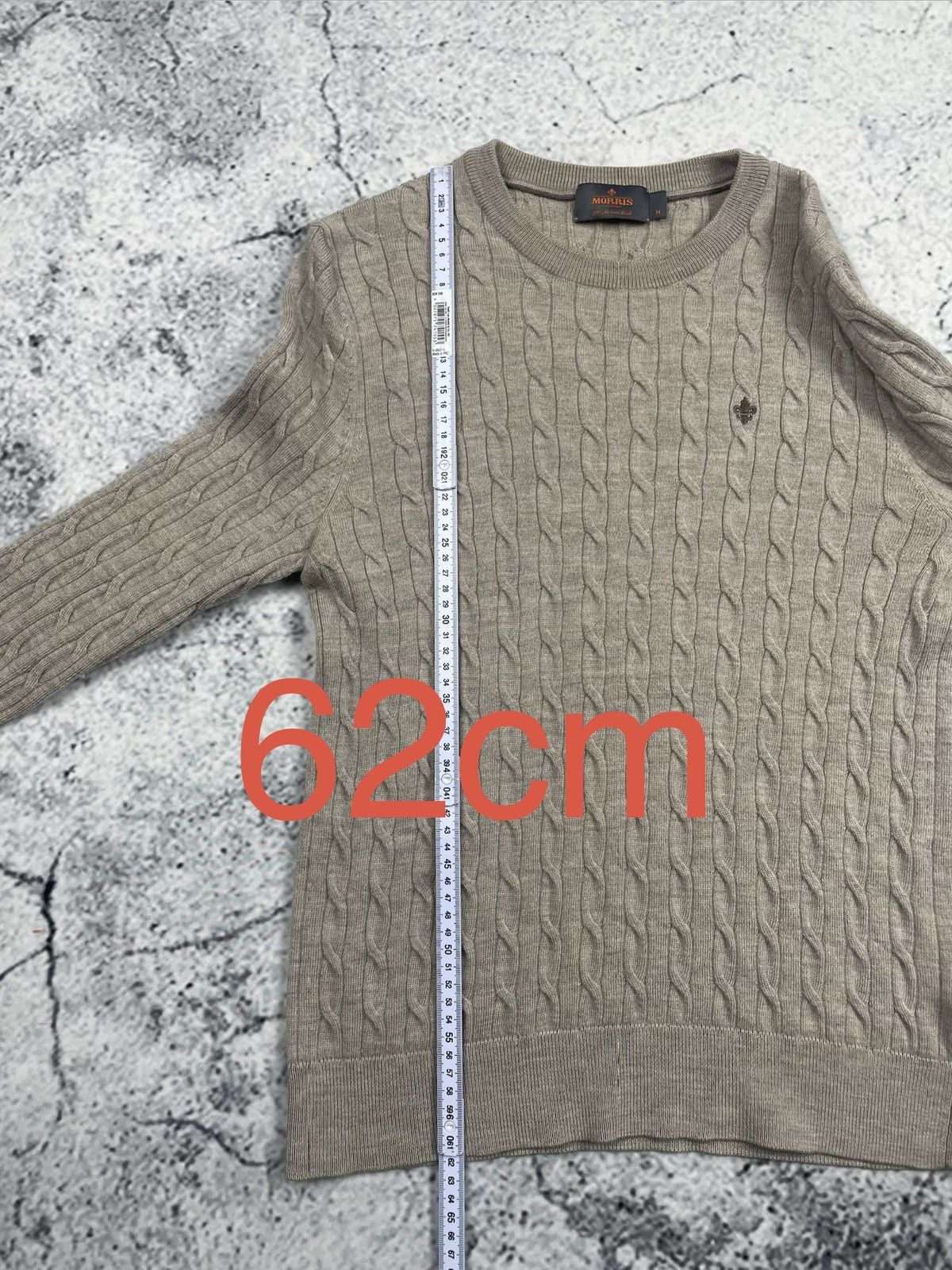 Morris Morris Stockholm M Merino Wool Cable Knit Sweater luxury egv Size US M / EU 48-50 / 2 - 7 Thumbnail