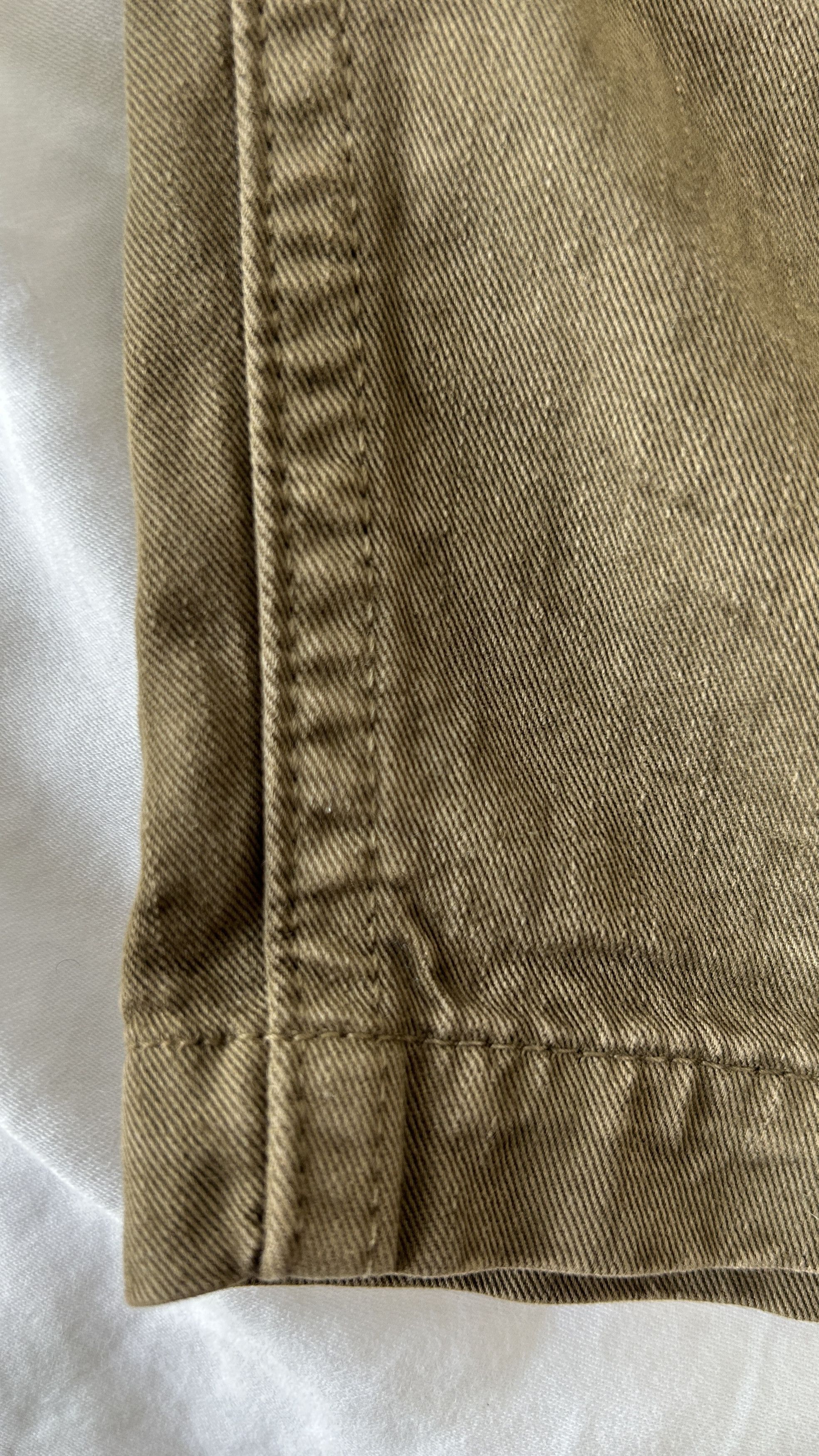 Image of Visvim Ss15 . Mud Dye . Chino Shorts Dmgd . 0115105008024 in Khaki, Men's (Size 30)