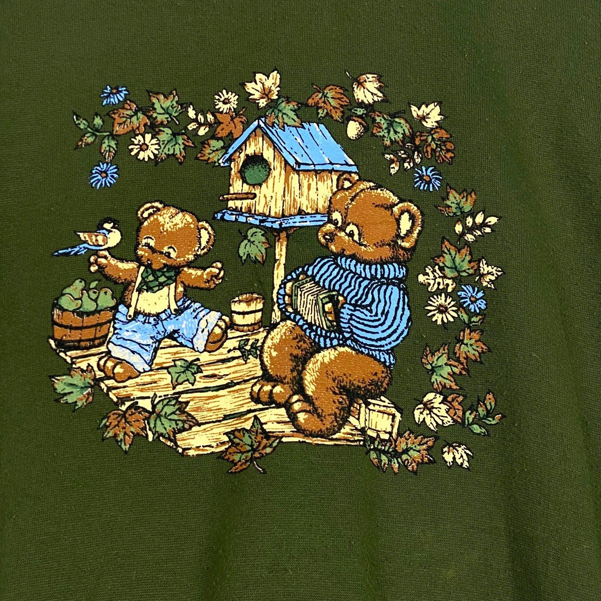 Basic Editions × Vintage Vintage Basic Edition Bear Crewneck Sweatshirt Size XL / US 12-14 / IT 48-50 - 4 Thumbnail