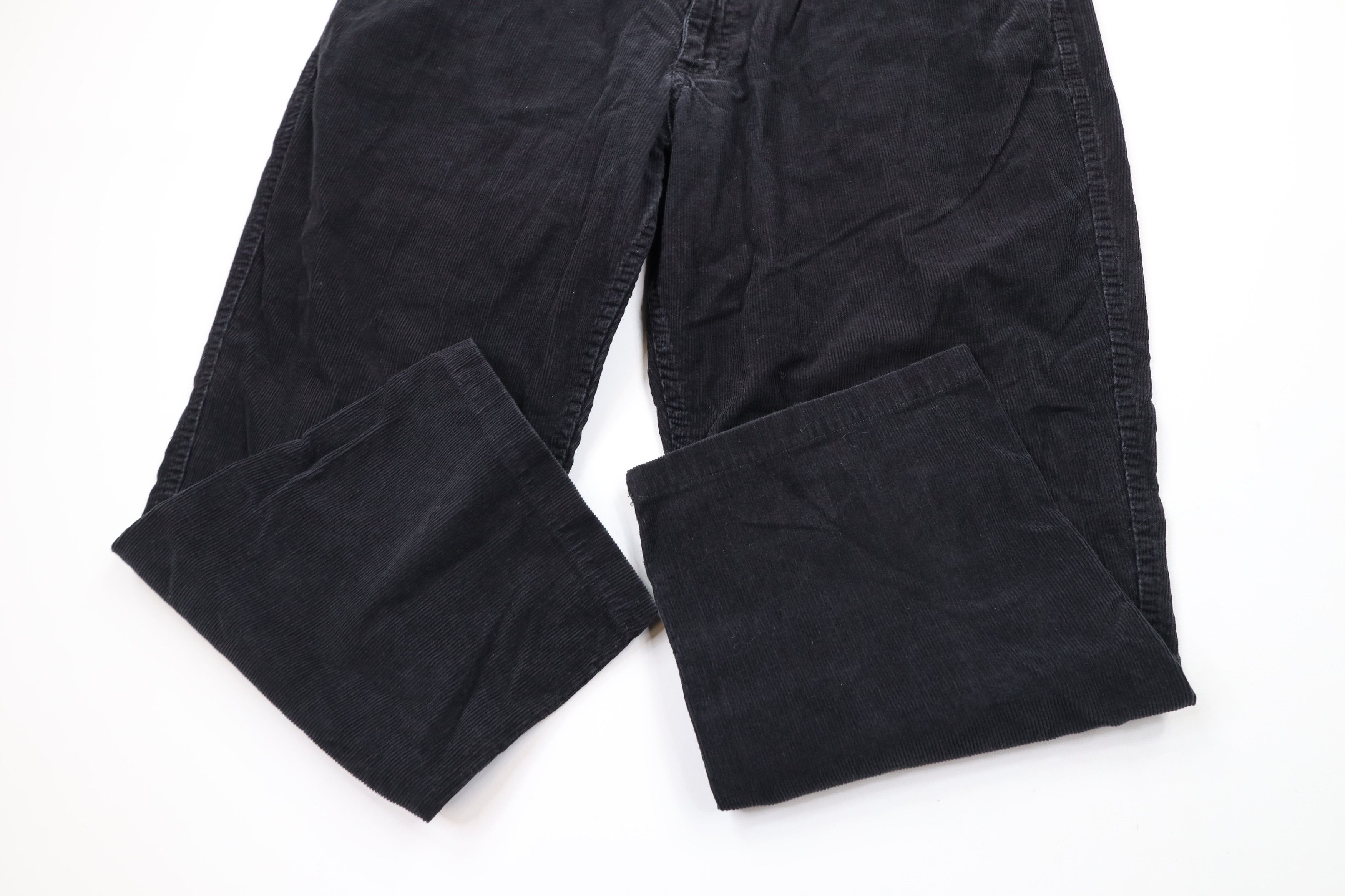 Vintage Vintage 90s Streetwear Corduroy Chino Pants Black Cotton Size US 36 / EU 52 - 5 Thumbnail