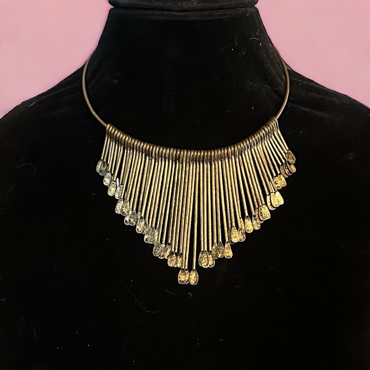 Other Brass tribal fringe choker necklace Size ONE SIZE - 1 Thumbnail