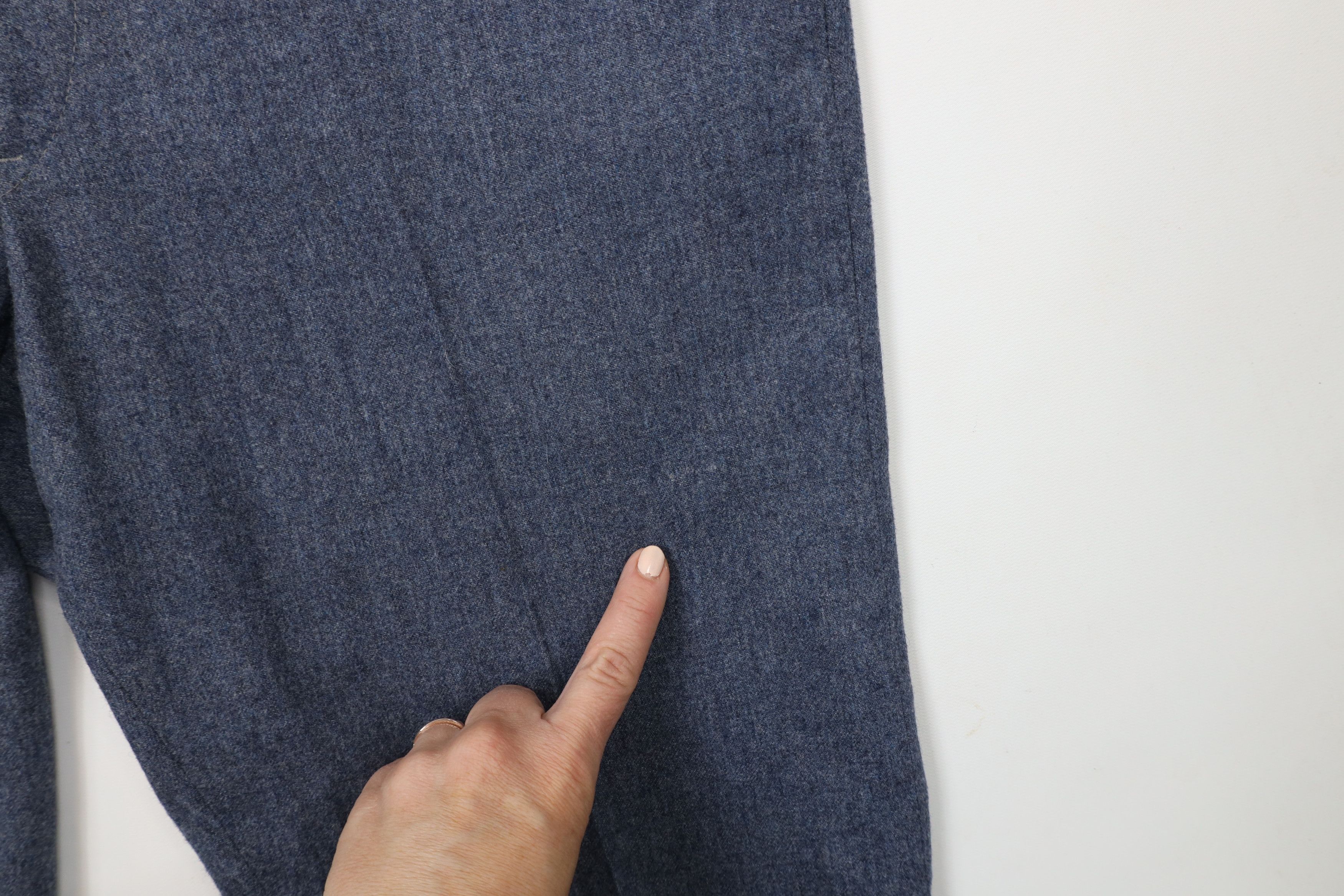 Vintage Vintage 60s 70s Streetwear Wide Leg Chino Pants Blue USA Size US 36 / EU 52 - 6 Thumbnail