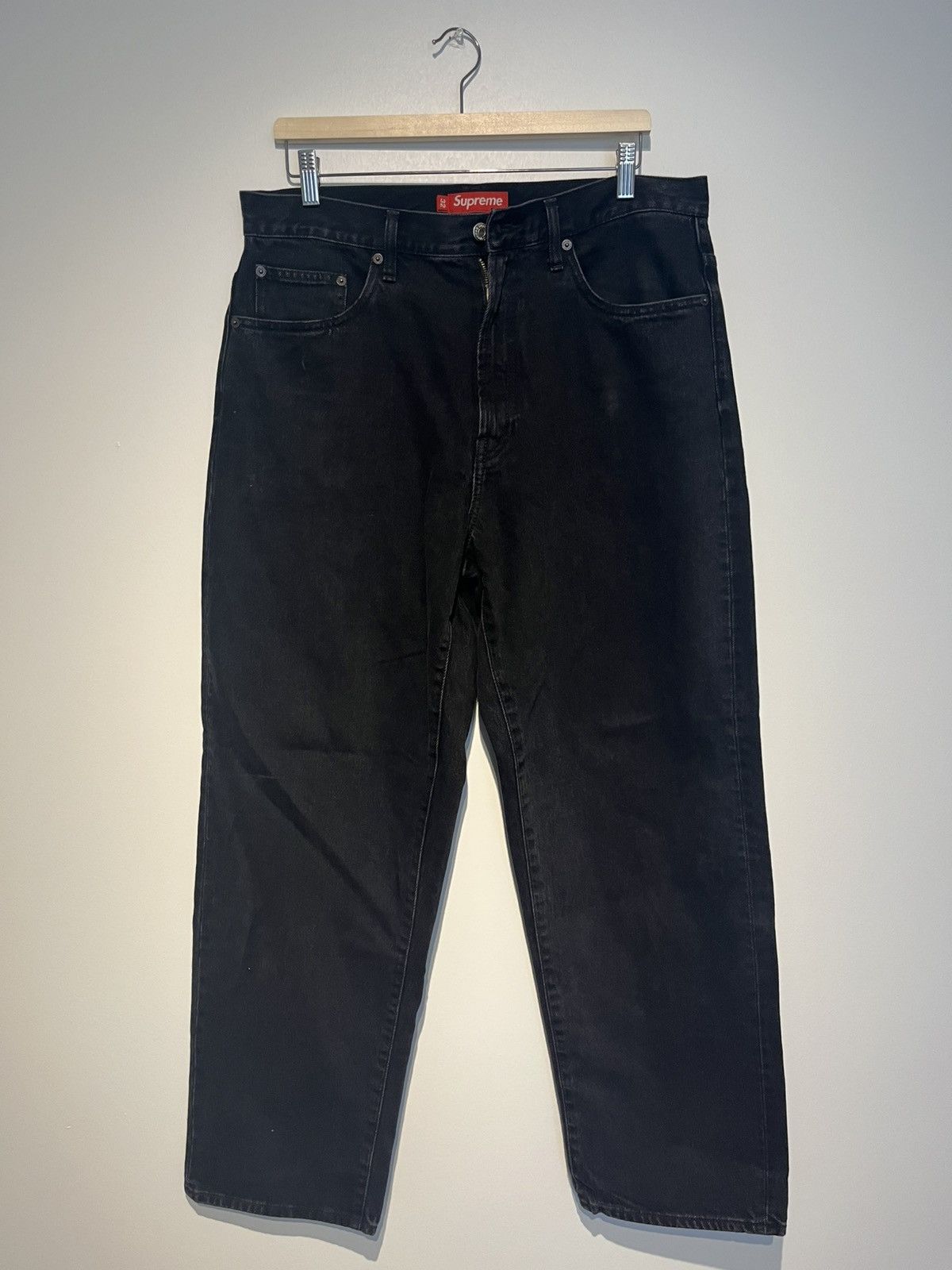 パンツ Supreme Baggy Jean BLACK 32 Supreme baggy jeans black 32インチ Supreme Baggy Jean