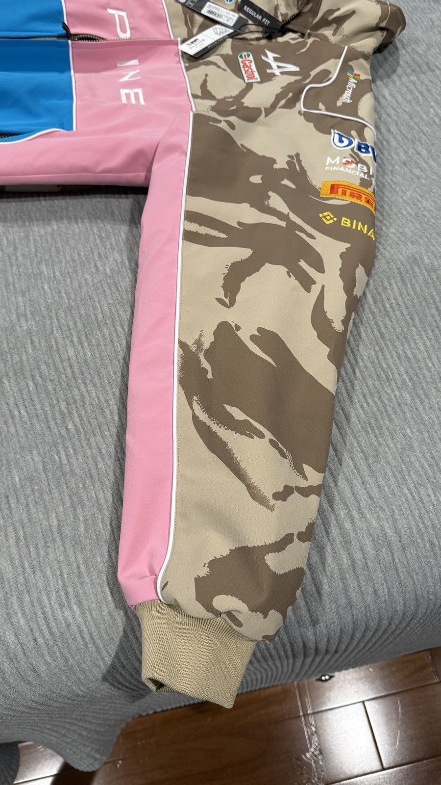 Kappa × Palace Palace x Kappa F1 Alpine Pit Jacket 'Desert Camo' Size US M / EU 48-50 / 2 - 2 Thumbnail
