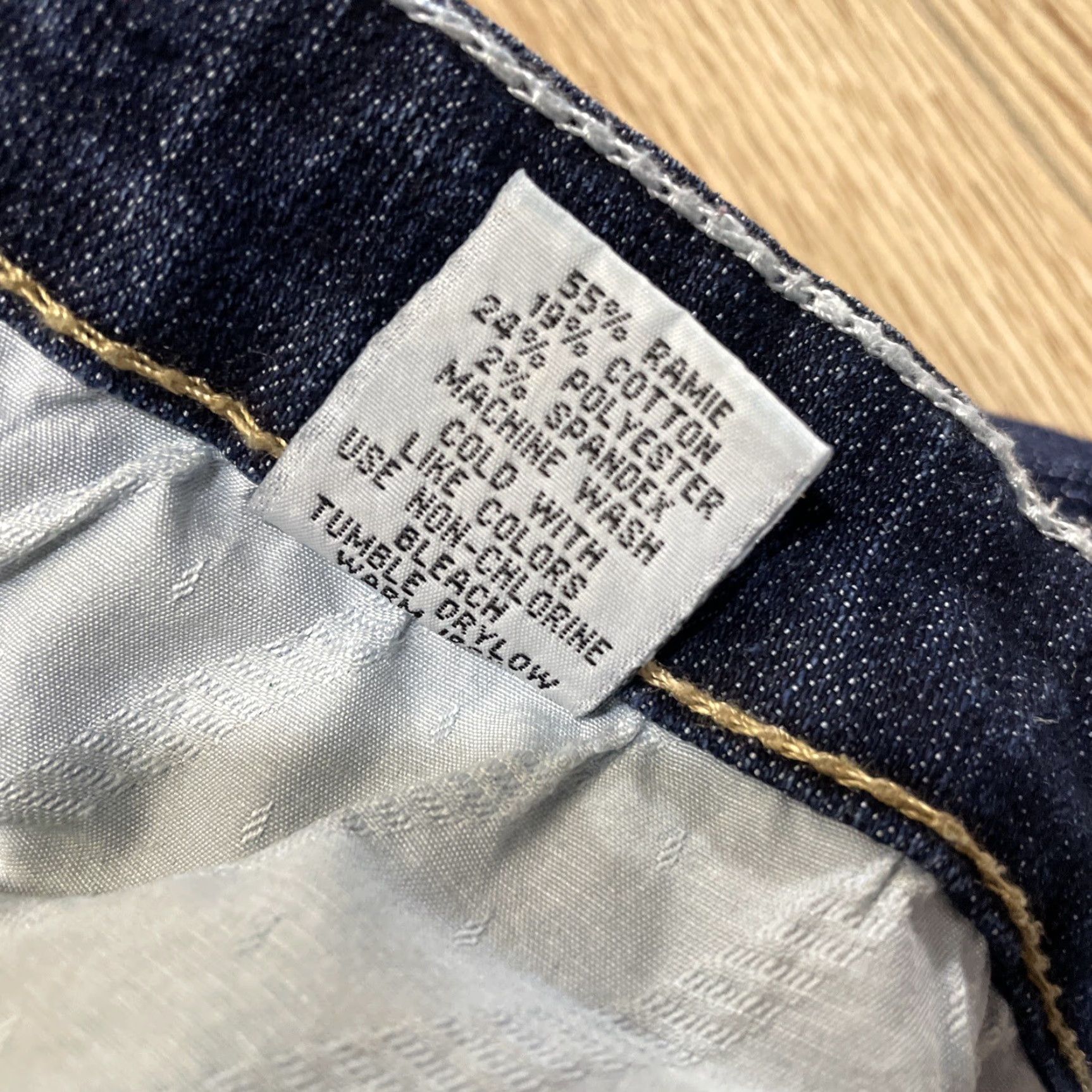 Vintage Miss Jeaniest Jeans Capris Cuffed Size 12 Blue Womens Size 34" / US 12 / IT 48 - 3 Thumbnail