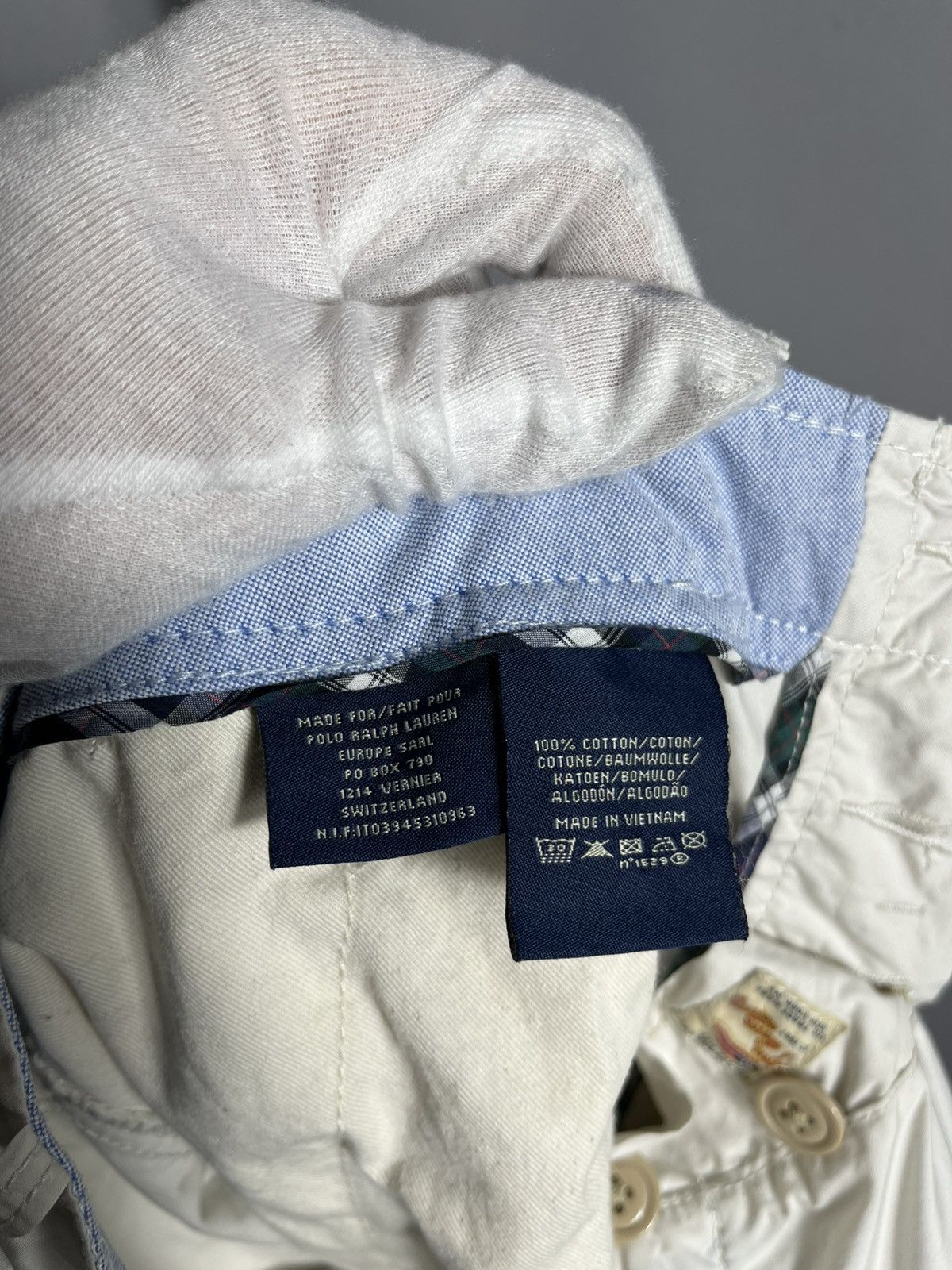 Polo Ralph Lauren Polo Ralph Lauren cargo shorts #67 white mens snap button Size US 36 / EU 52 - 6 Thumbnail