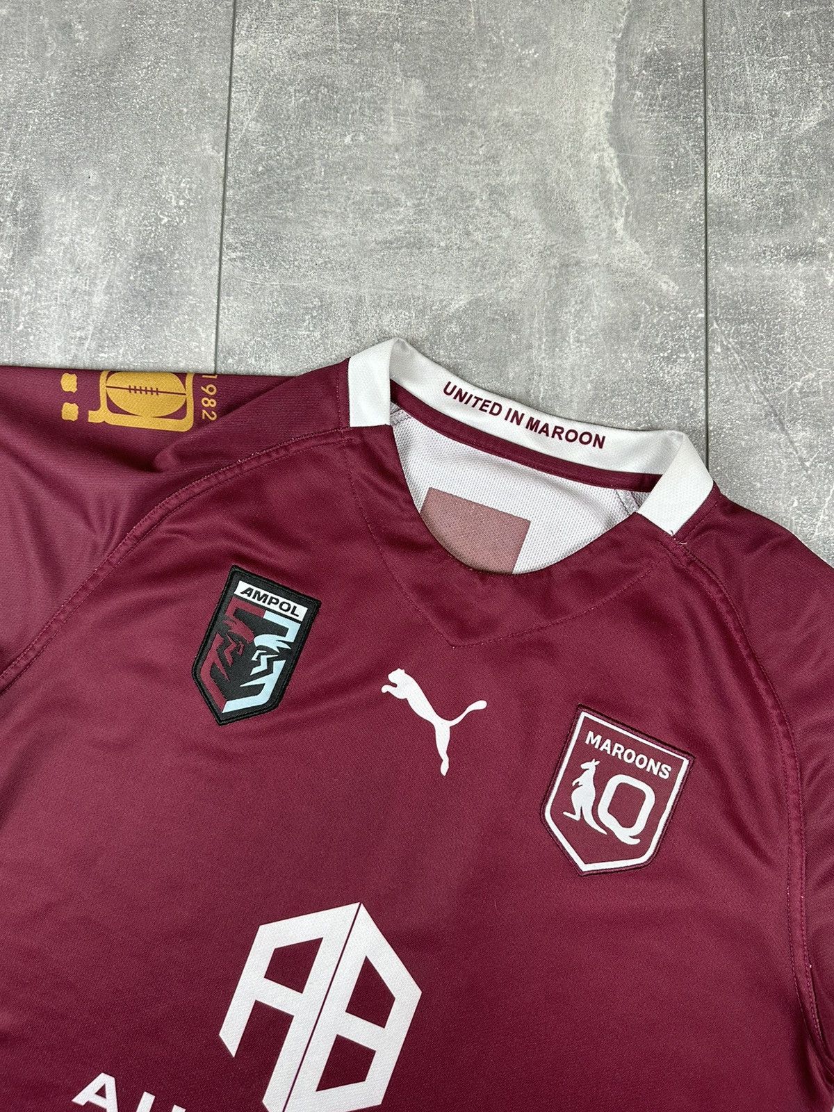 Puma Puma Queensland Maroons State Of Origin NRL Jersey Rugby Size US L / EU 52-54 / 3 - 5 Thumbnail