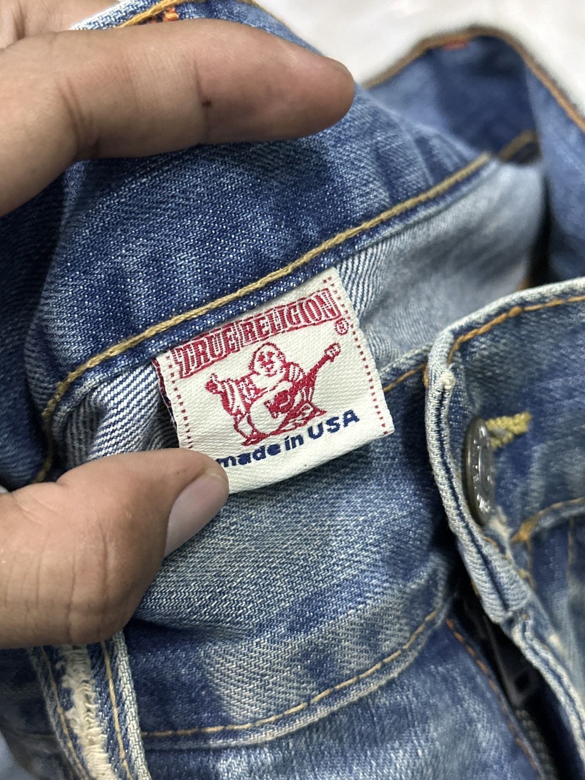 Japanese Brand Flare🎌💥 True Religion Denim Usa 💥🎌 Size US 34 / EU 50 - 7 Thumbnail